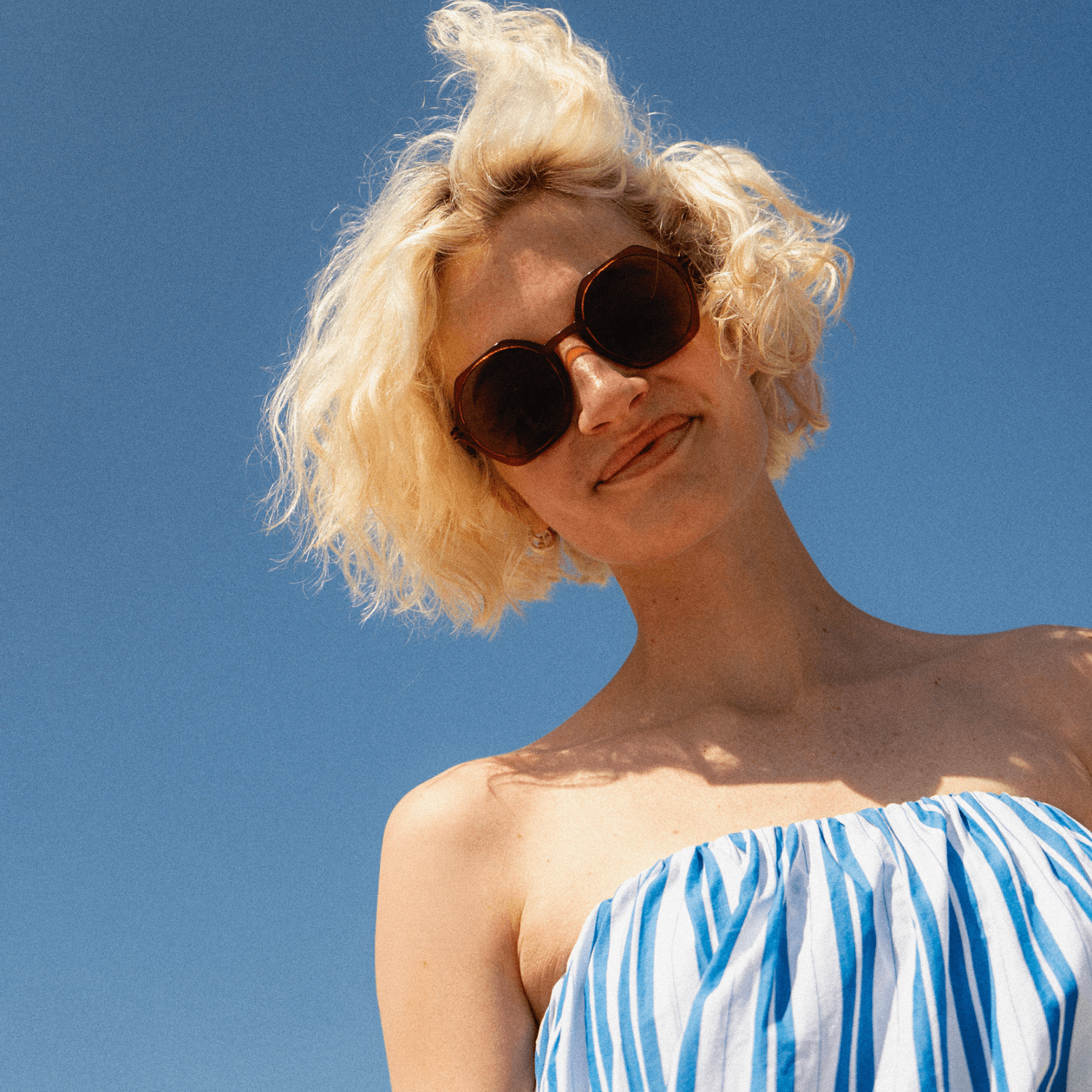 Sun readers Edgy - brown