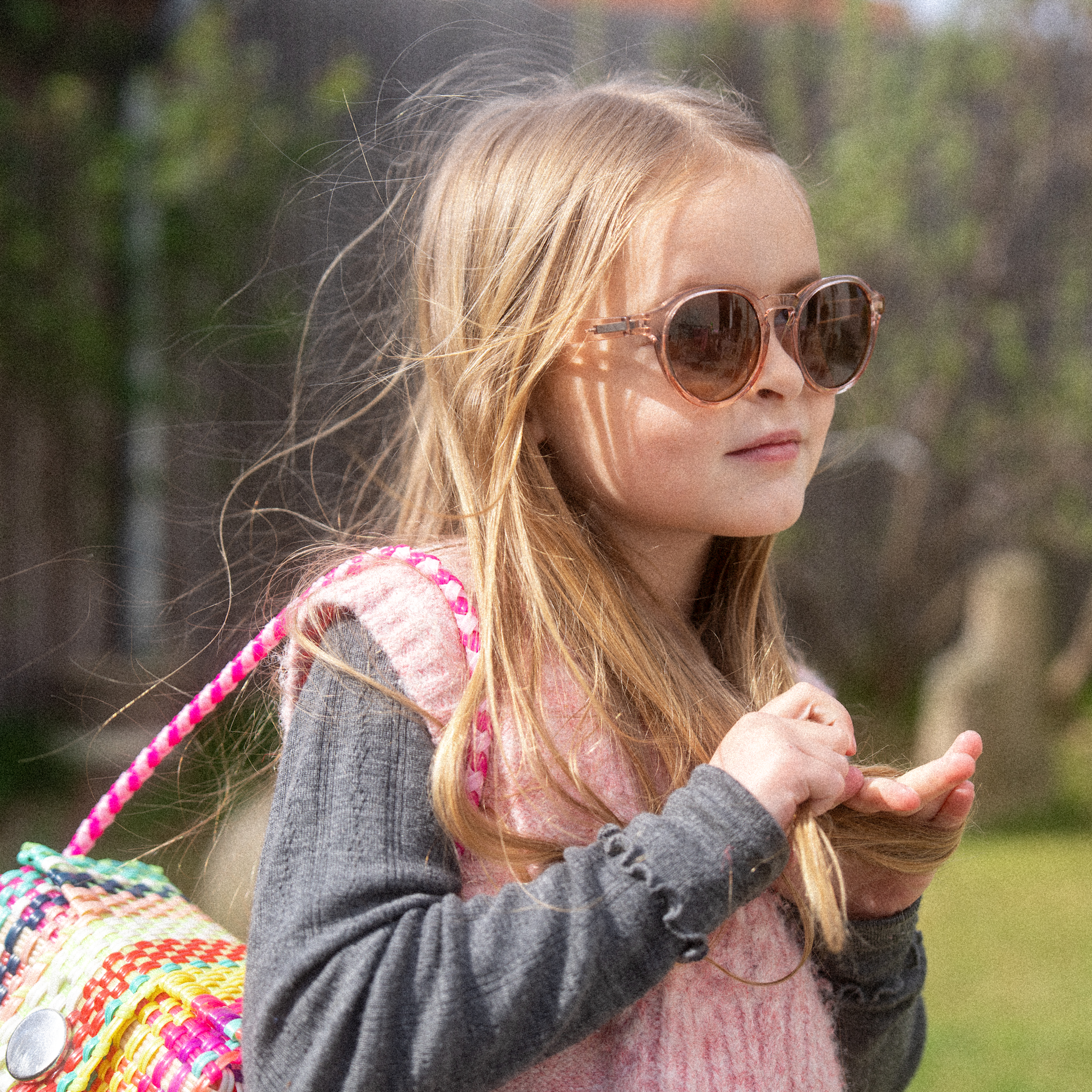 Kids' sunglasses Casual Mini - clear pink