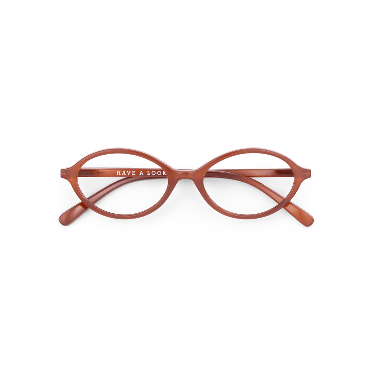 Minus glasses Oval - hazel