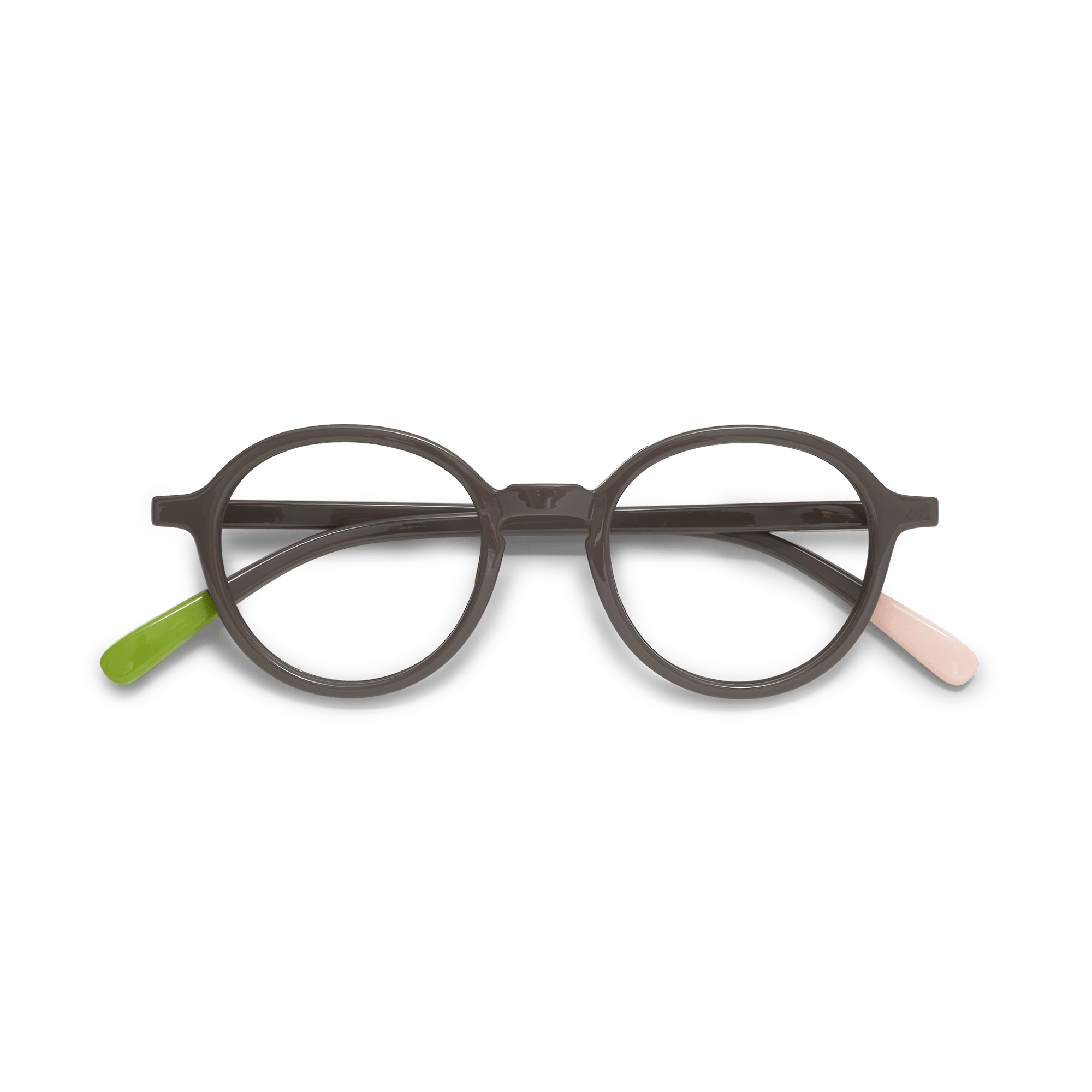 Clear lens glasses Circle Slim - grey