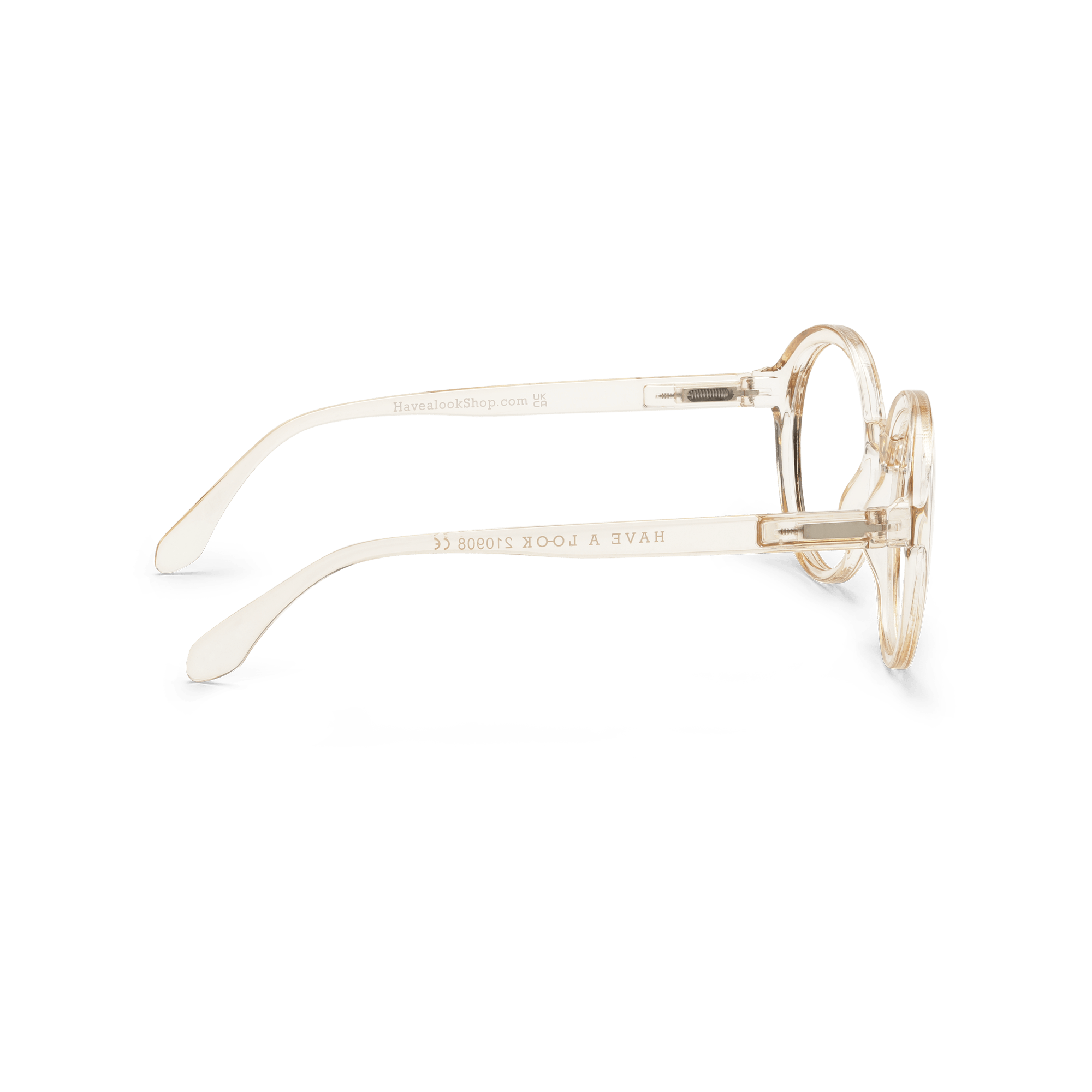 Blue light glasses Diva - champagne