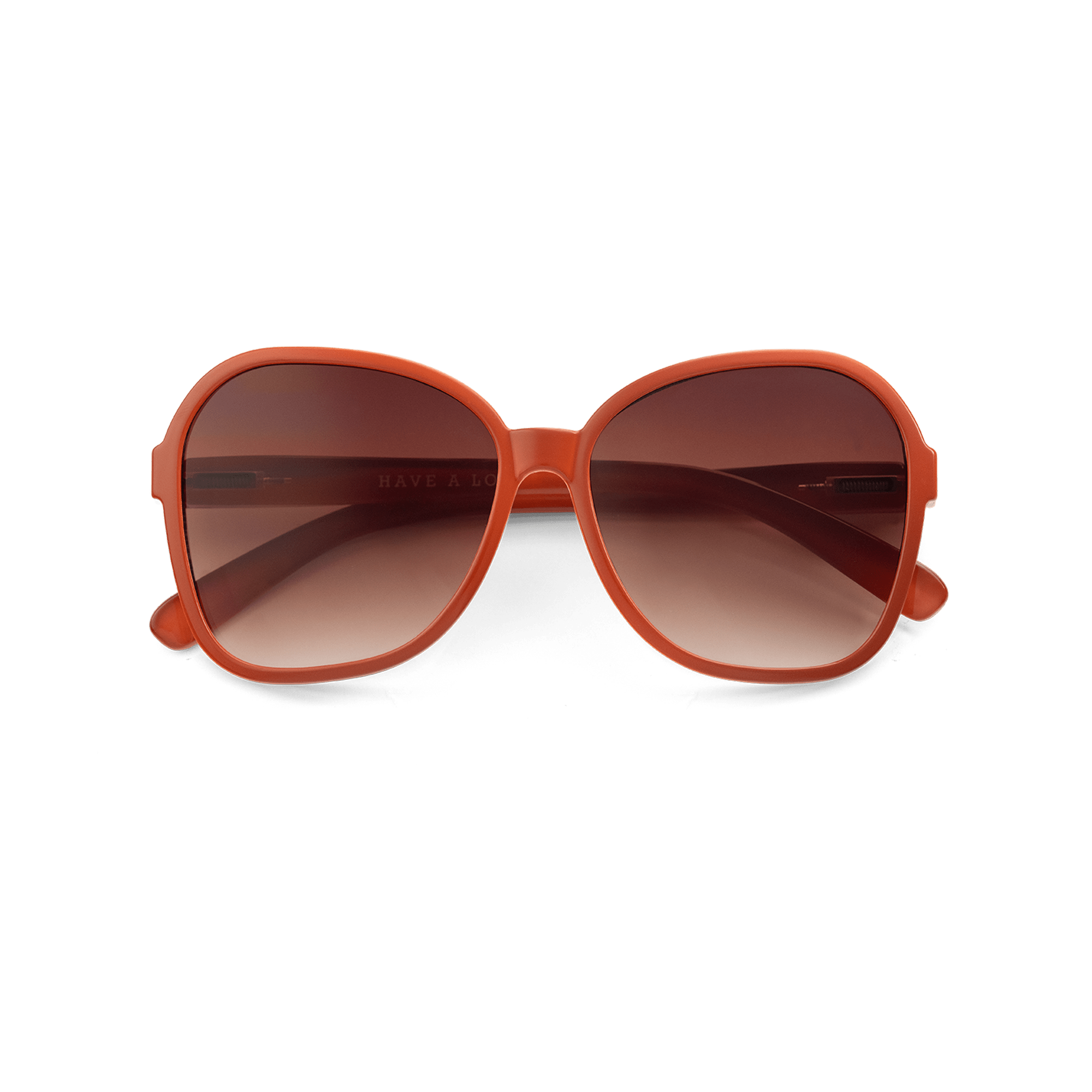 Sunglasses Butterfly - burnt orange