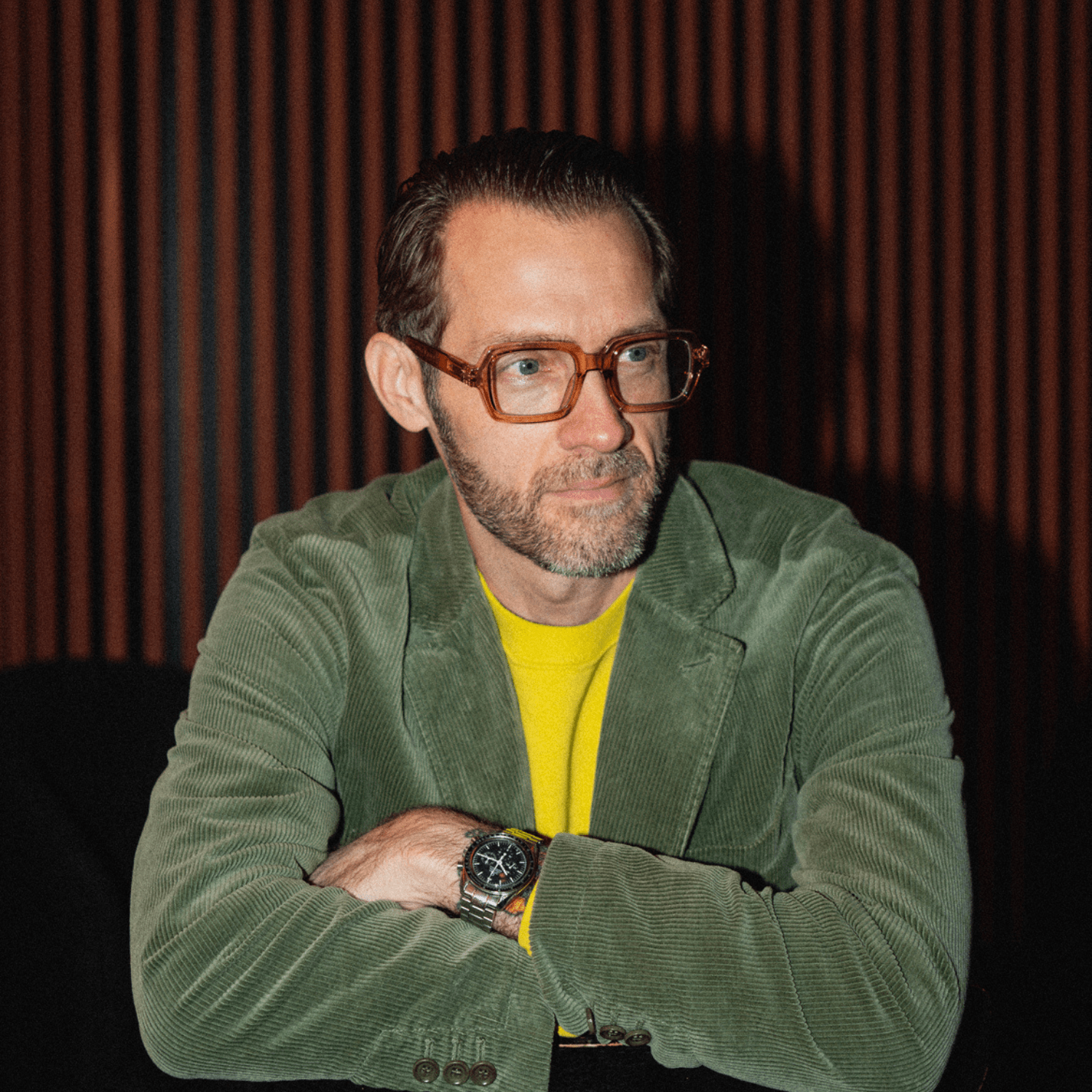 Clear lens glasses Square - brown sugar