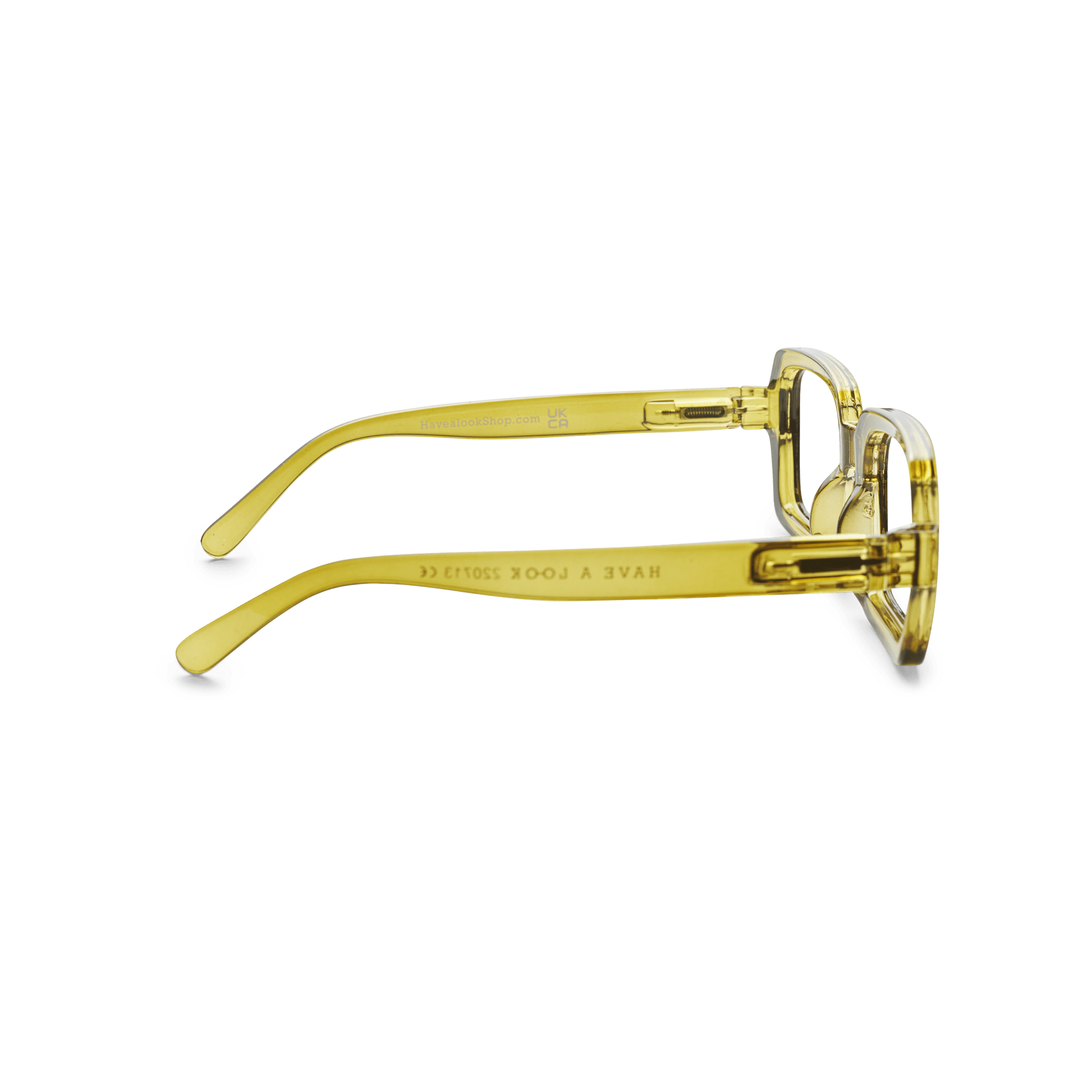 Clear lens glasses Square - moss