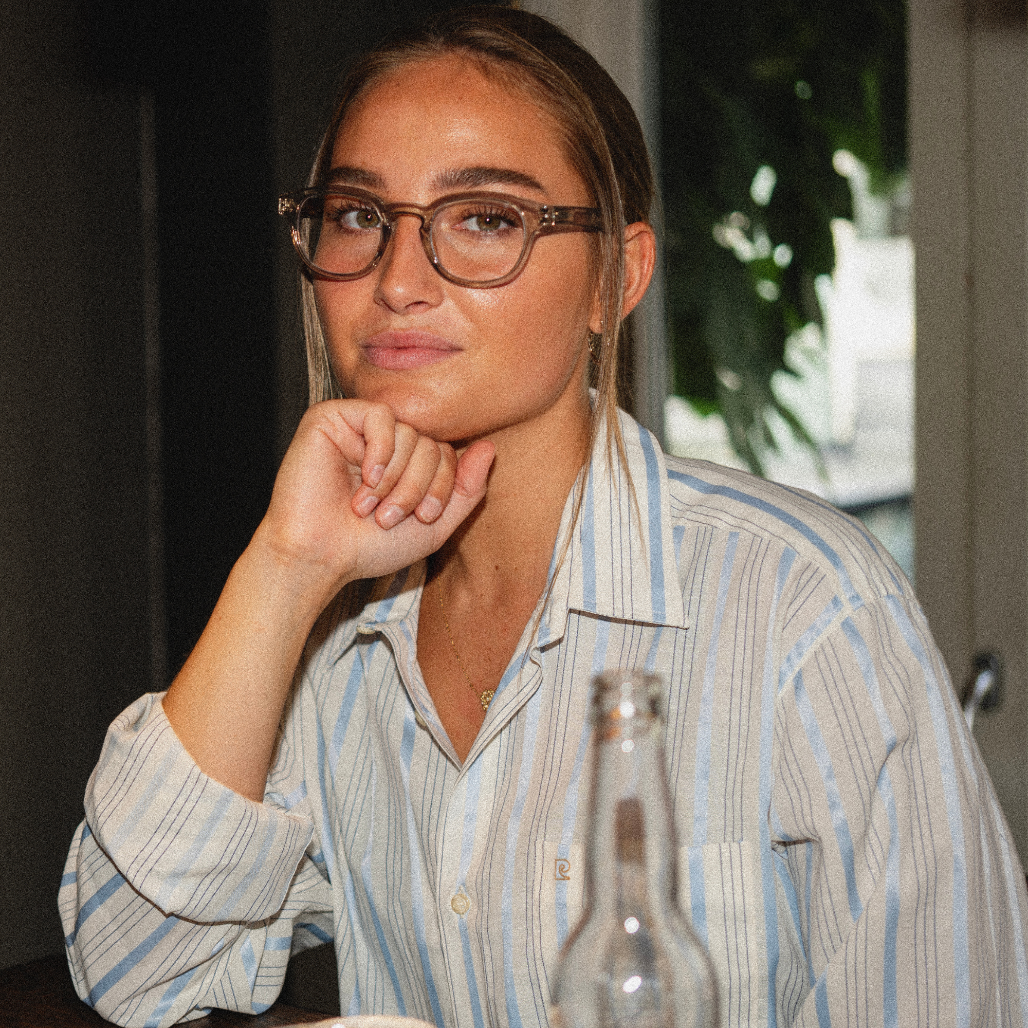 Blue light glasses Type C - olive