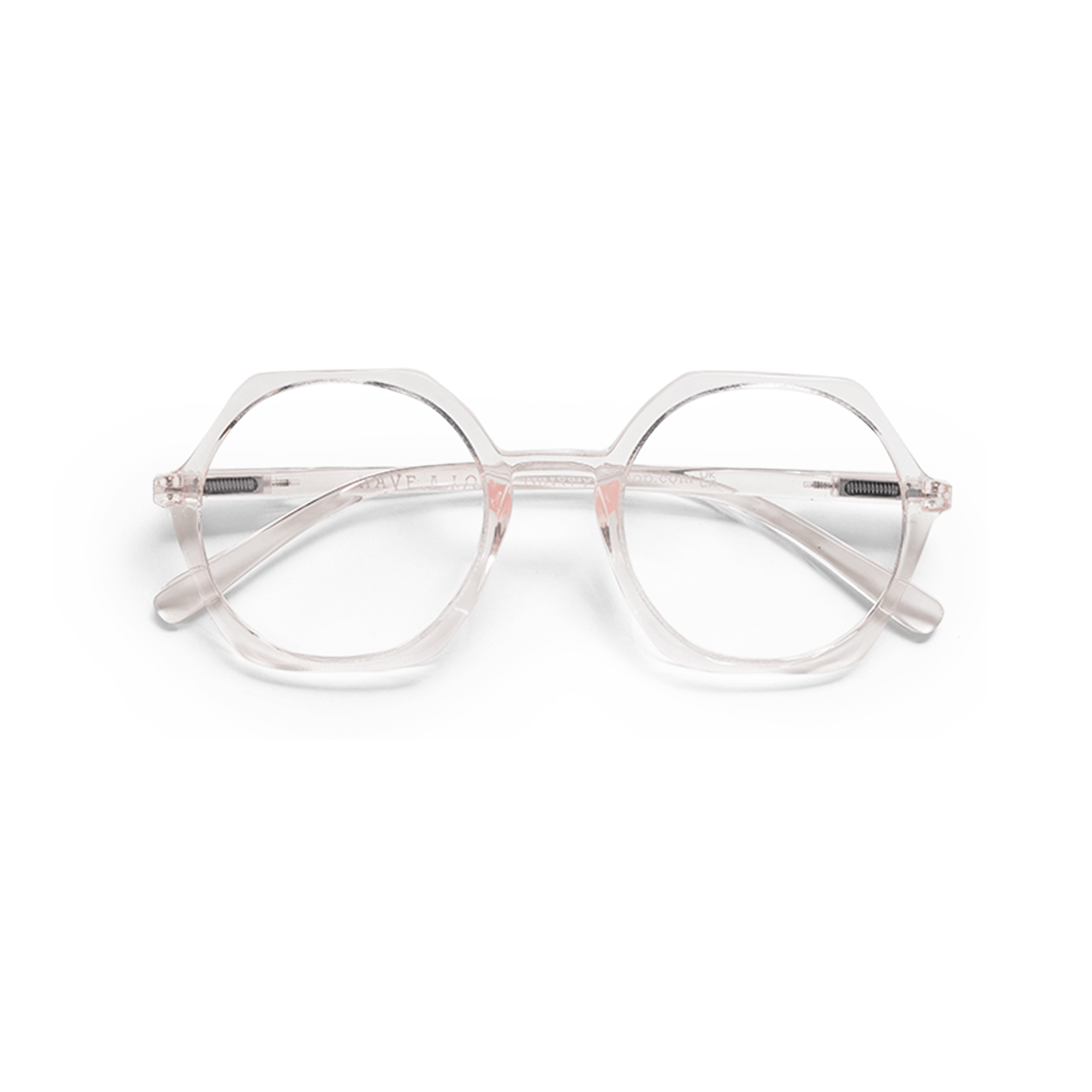 Minus glasses Edgy - clear pink