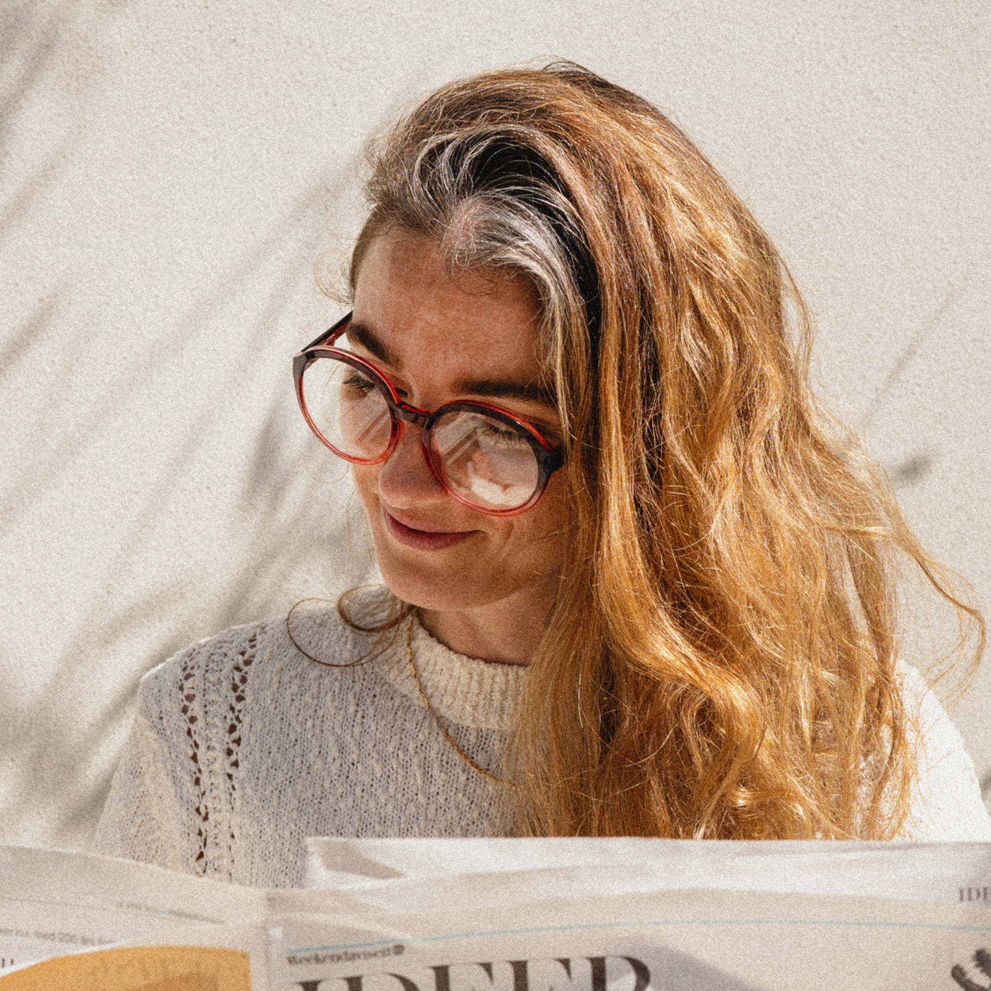 Reading glasses Diva - ruby