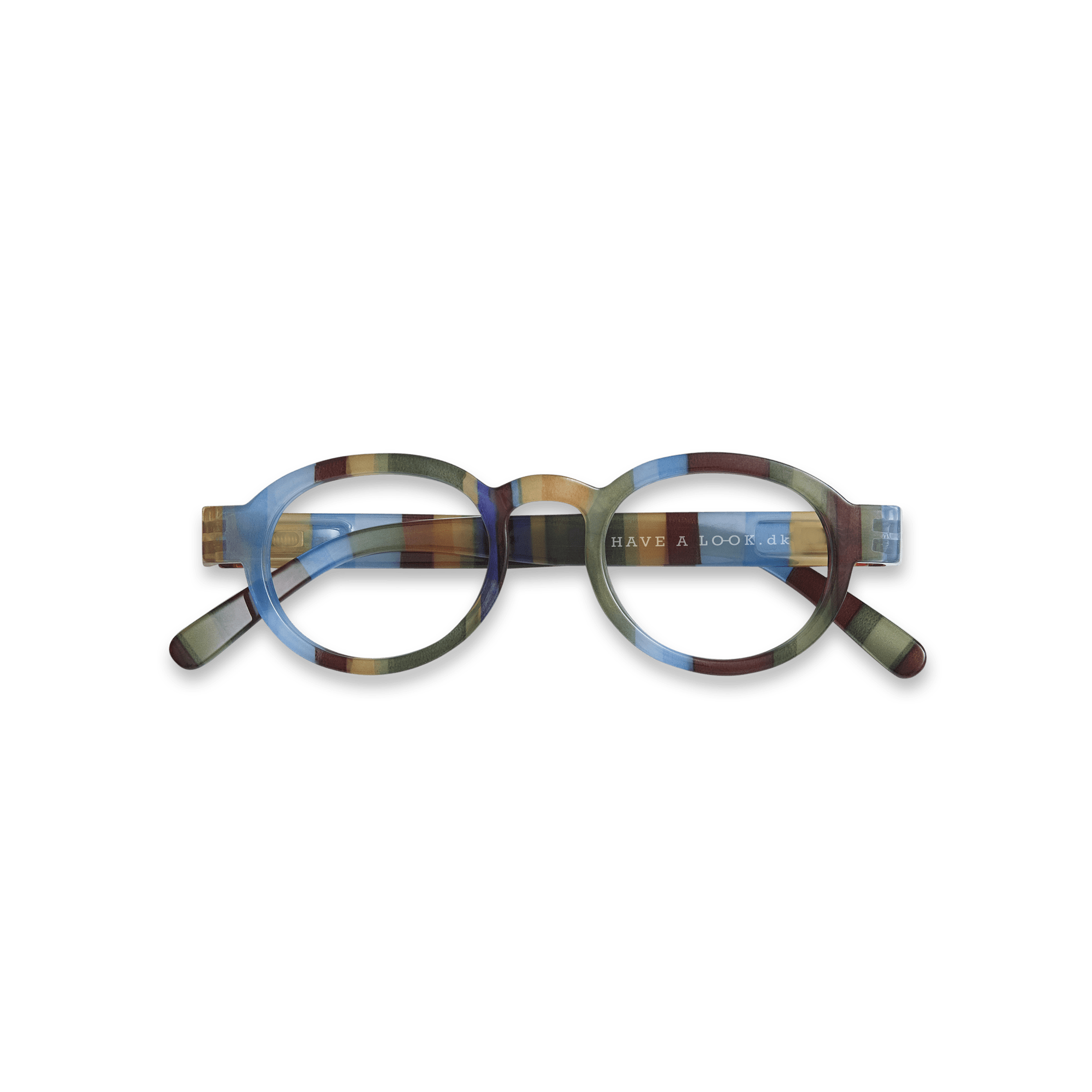 Reading glasses Circle Twist striped, multi coloured Have A Look