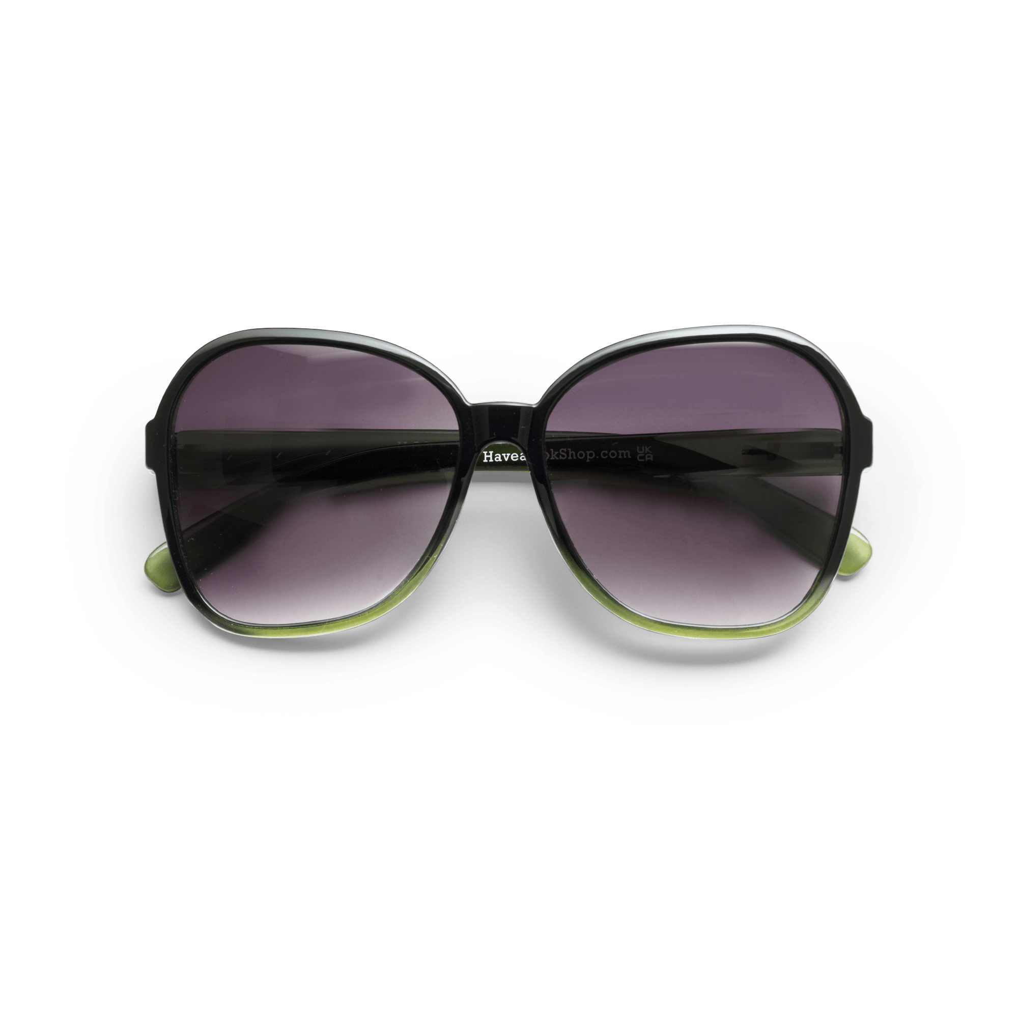 Sunglasses Butterfly - green/black