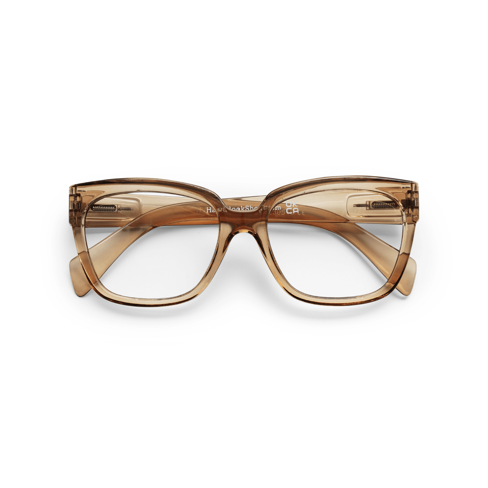 Clear lens glasses Mood - brown sugar