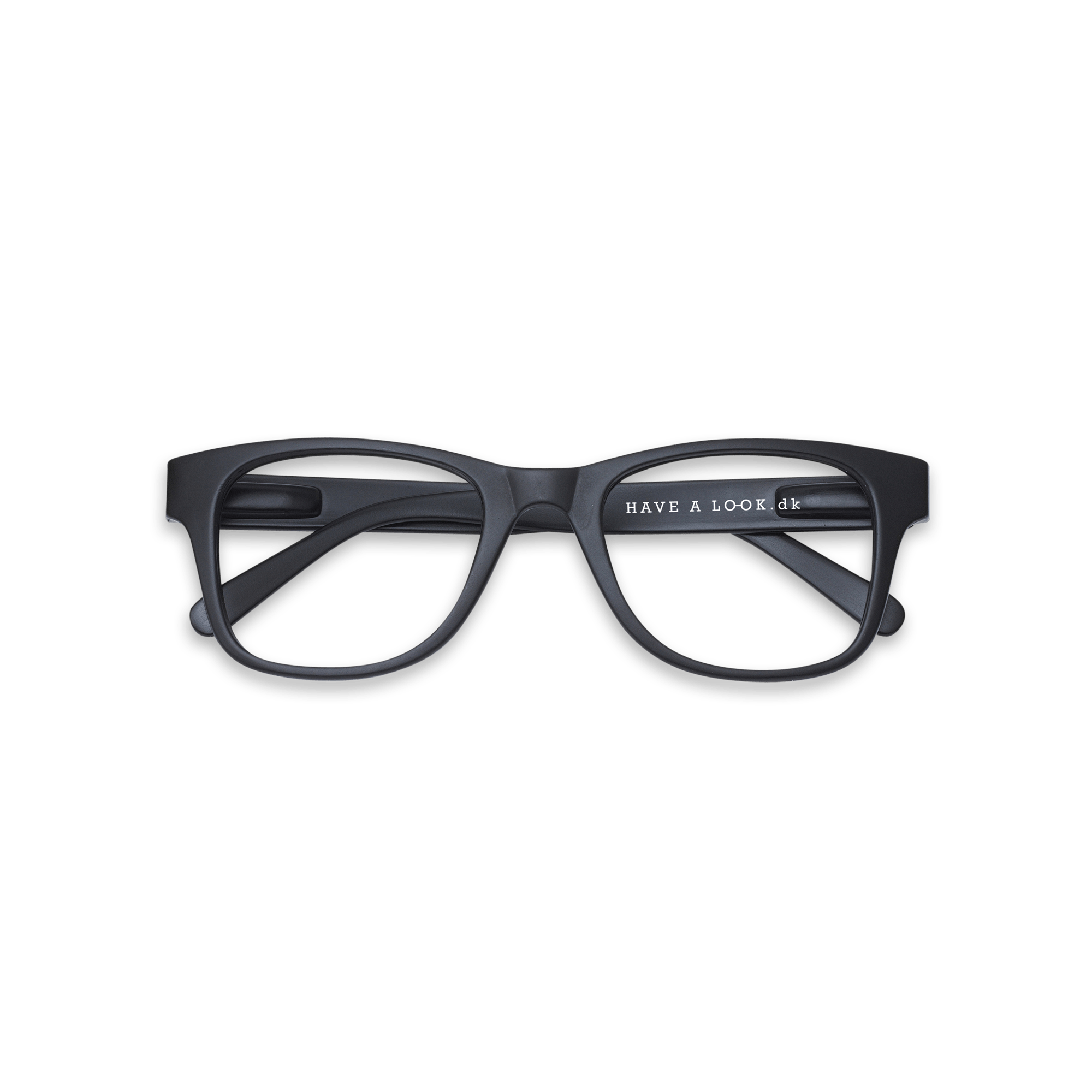 Clear lens glasses Type B - black