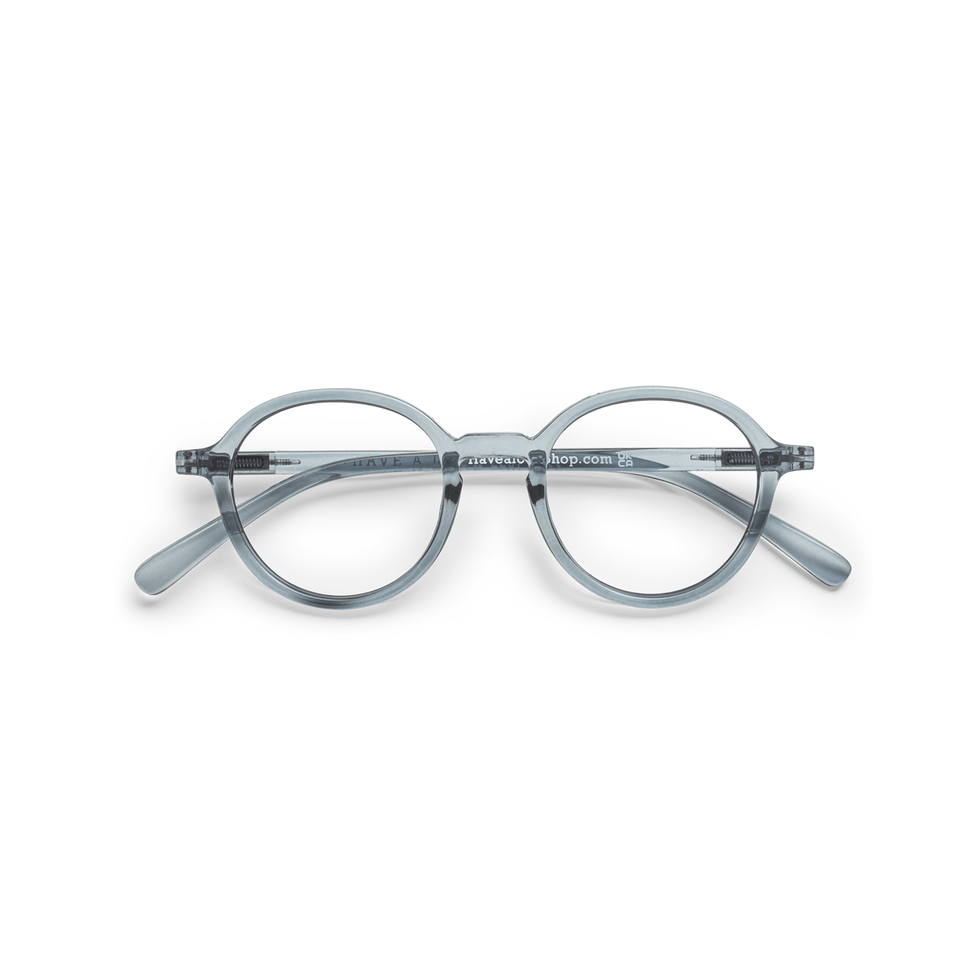 Clear lens glasses Circle Slim - smoke