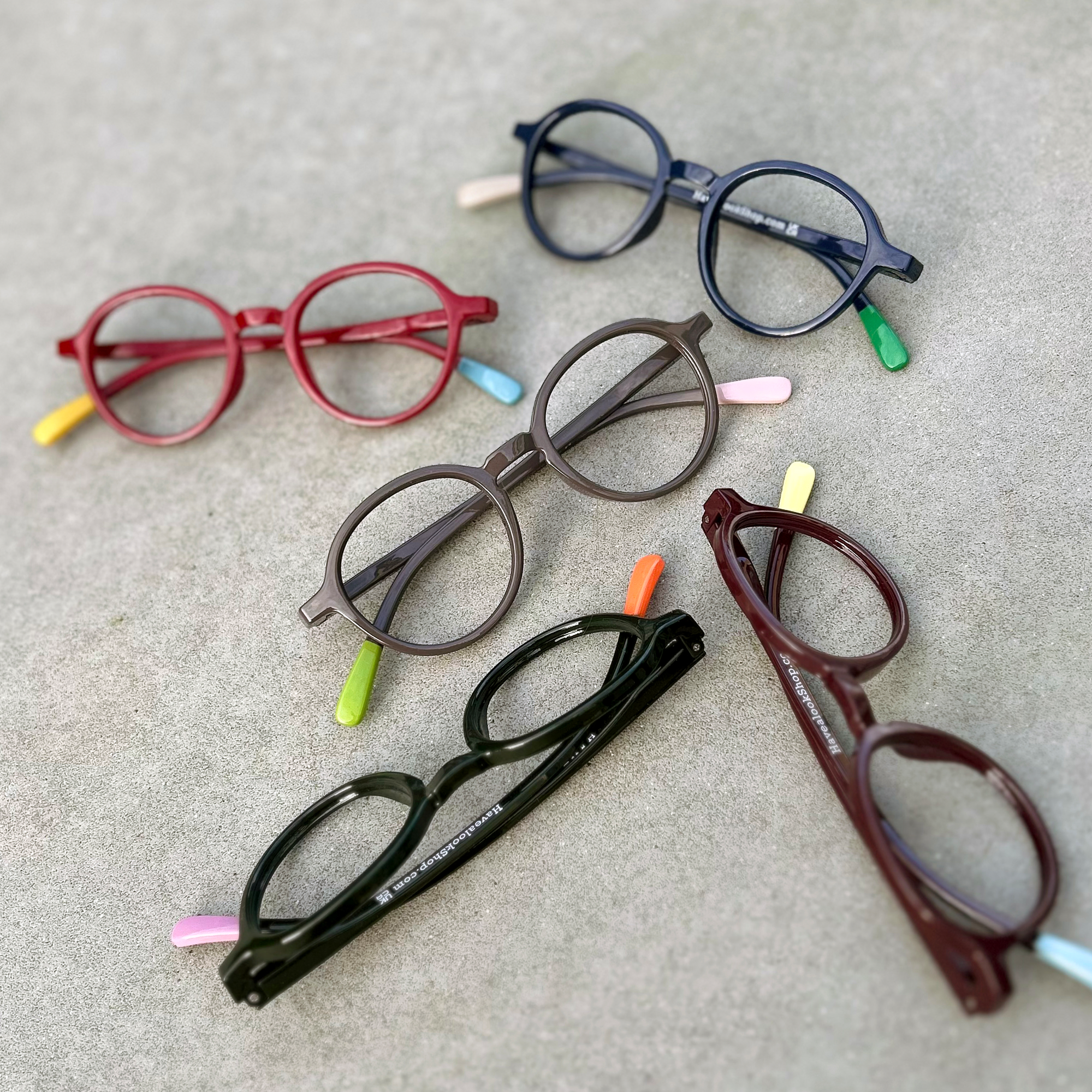 Reading glasses Circle Slim - cherry