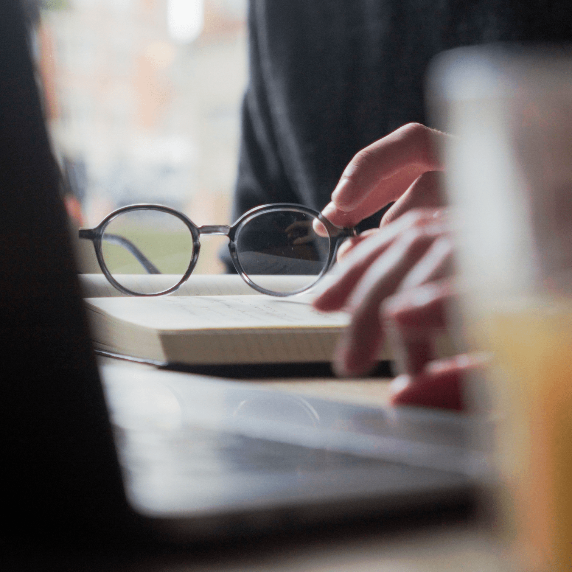 Reading glasses Circle Slim - smoke