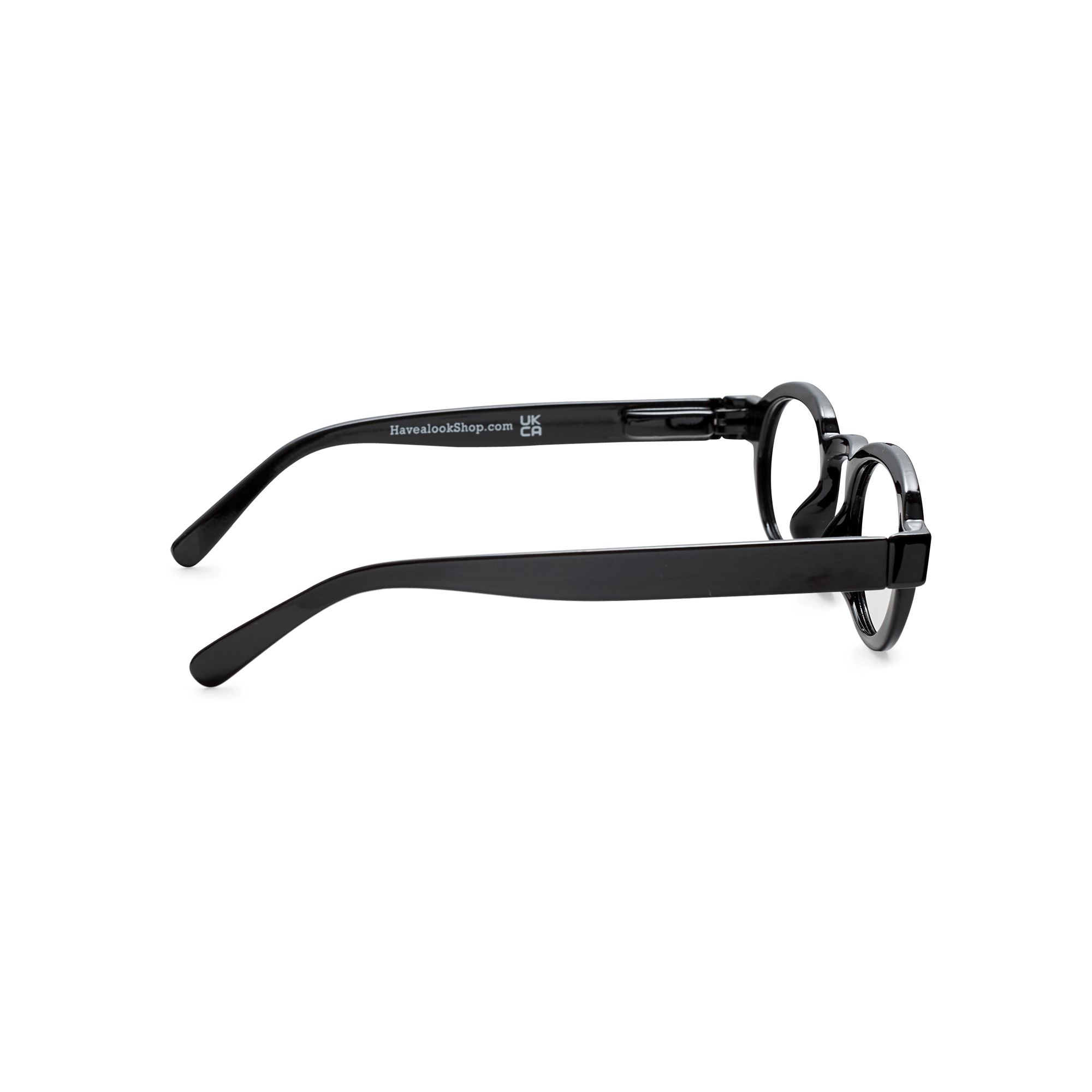 Minus glasses Circle Twist - black