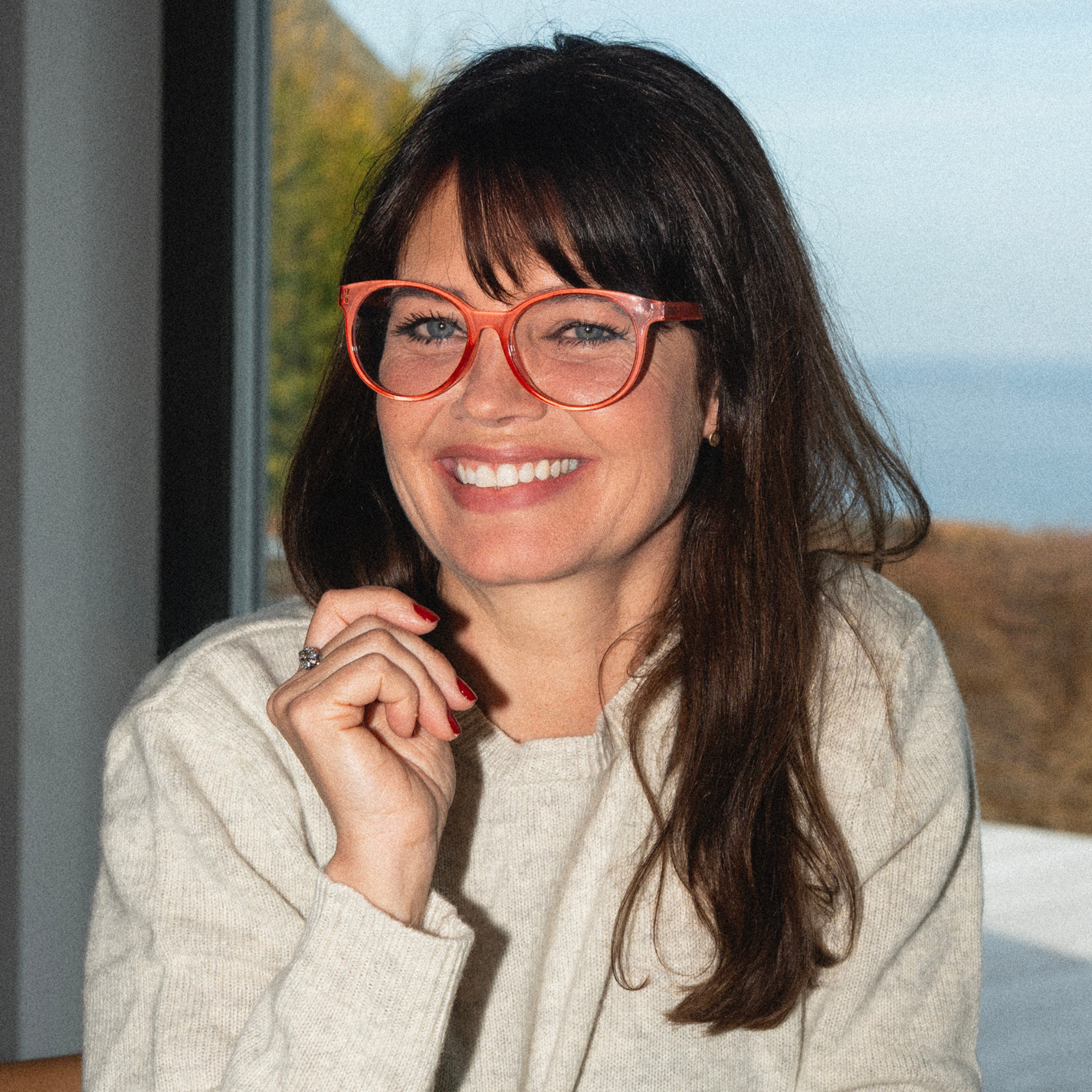 Reading glasses City - coral
