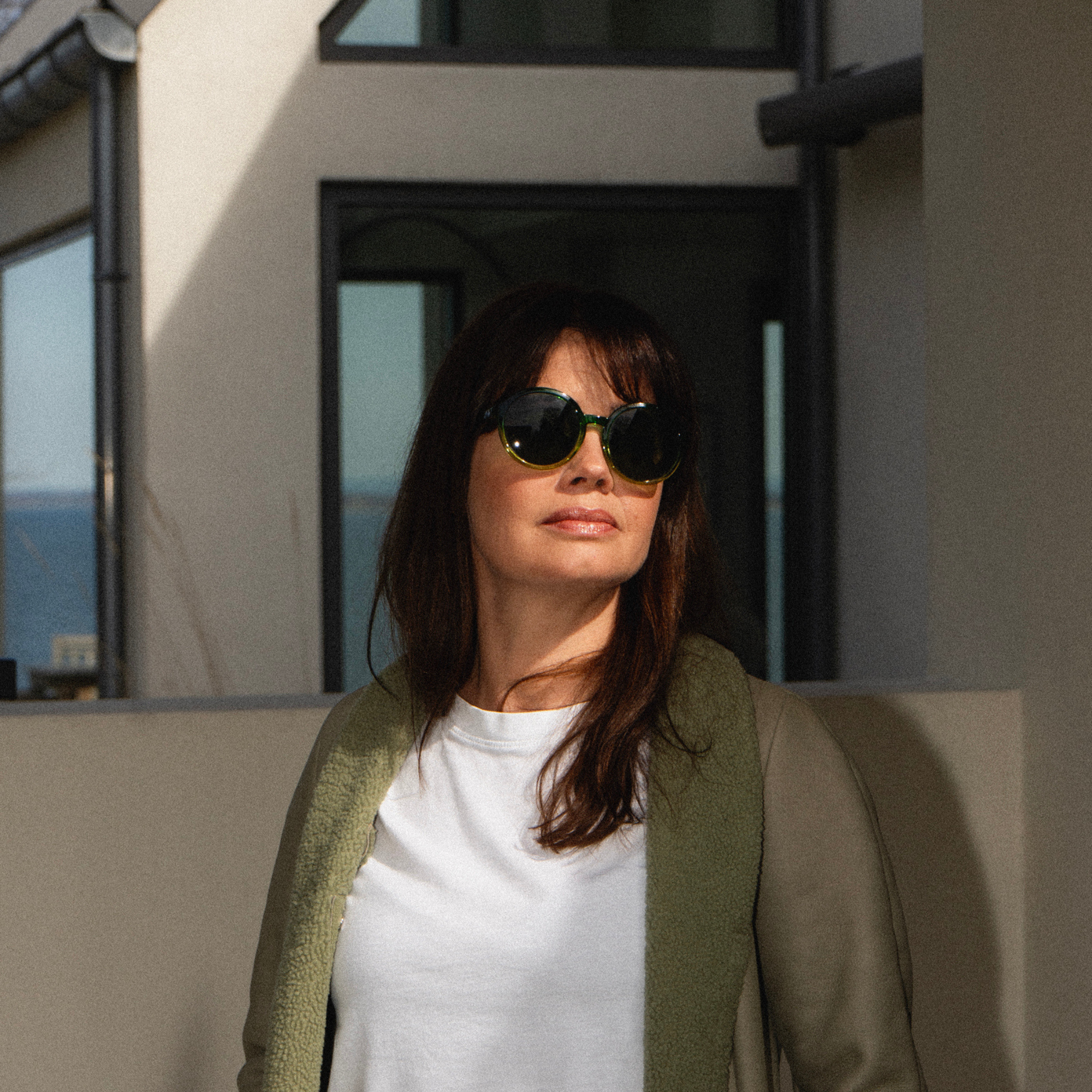 Sunglasses Diva - green fade