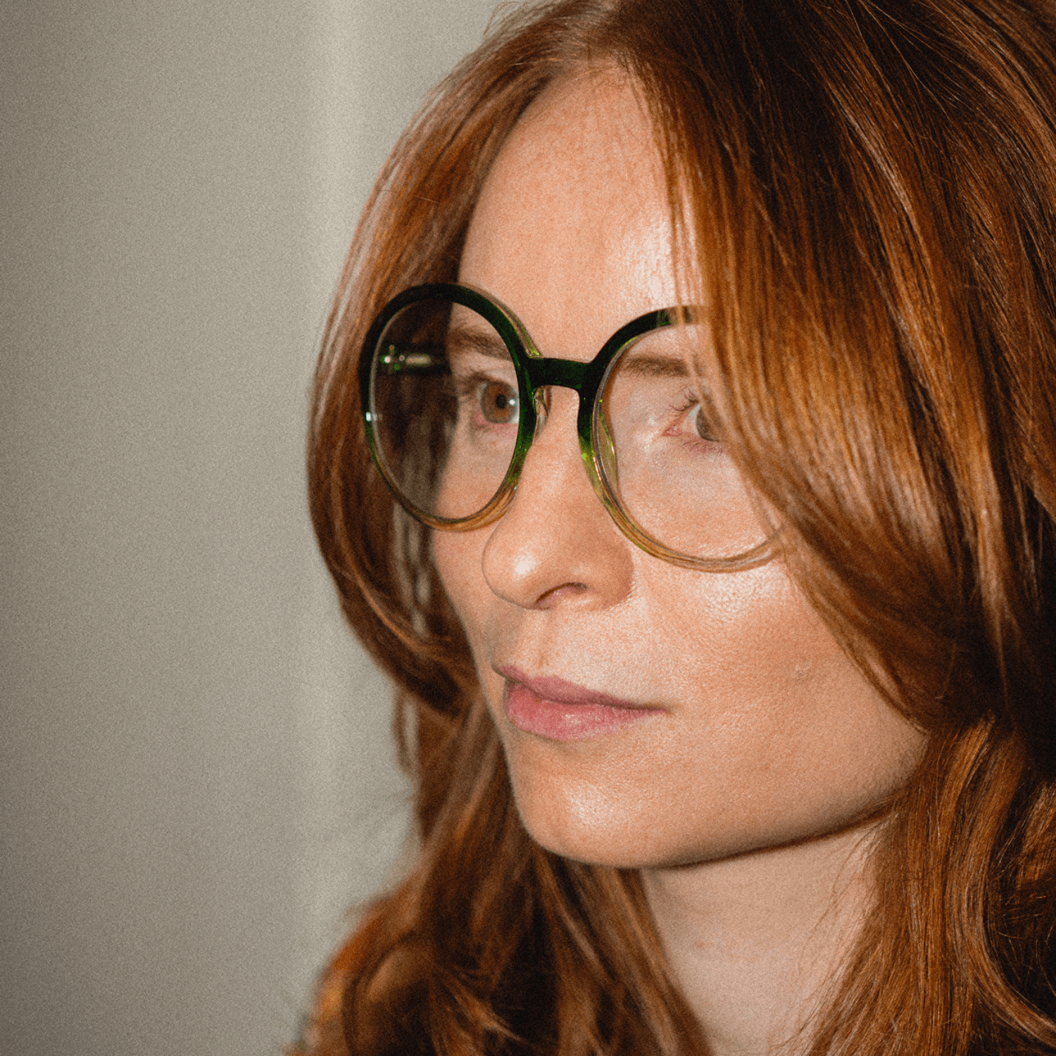 Minus glasses Diva  - green fade