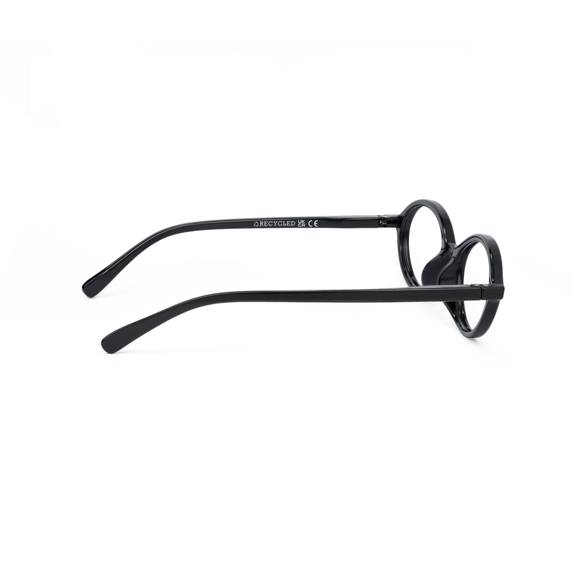 Reading glasses Oval - black