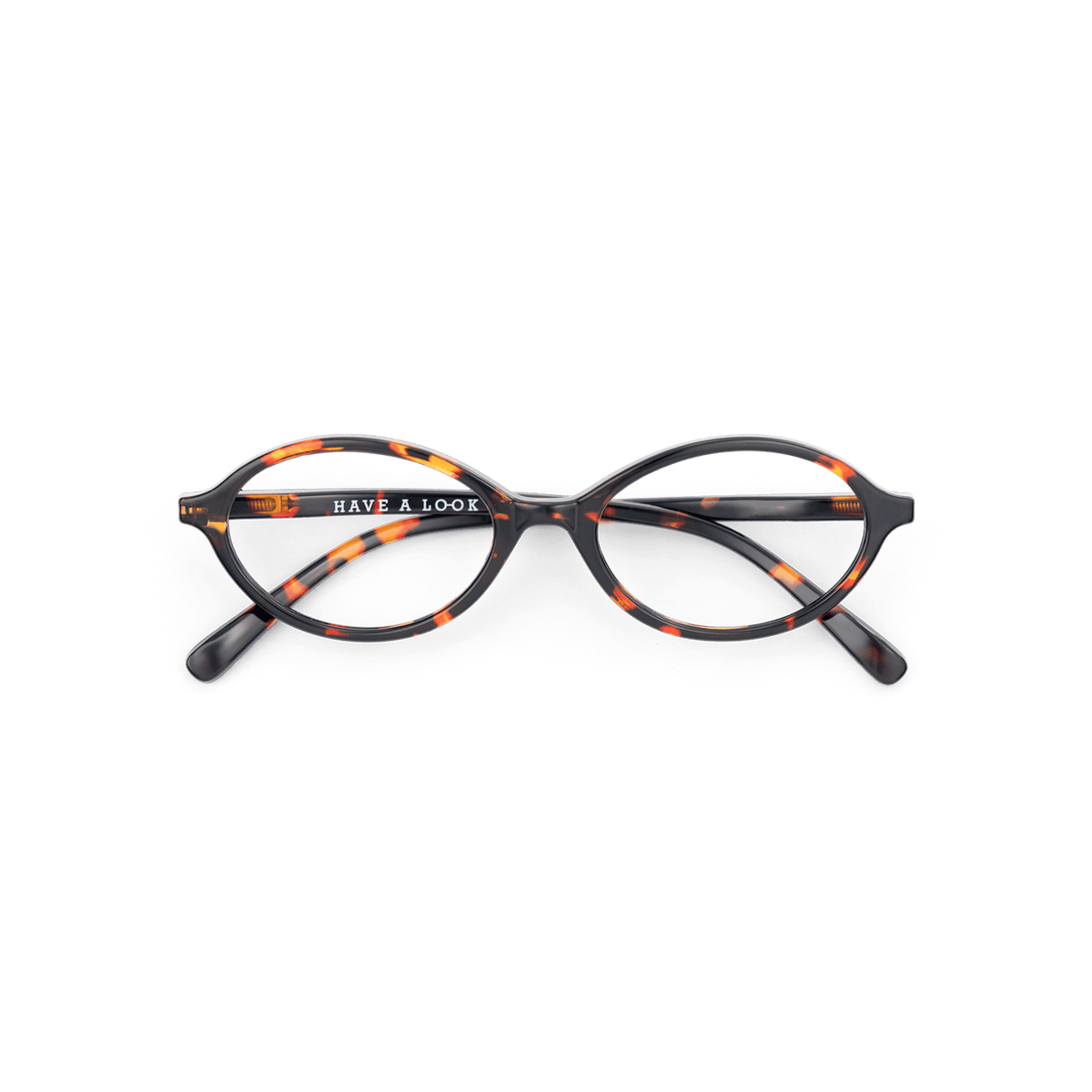 Minus glasses Oval - tortoise