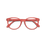 Clear lens glasses City - coral