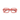 Clear lens glasses Square - coral