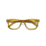 Clear lens glasses Type B - moss