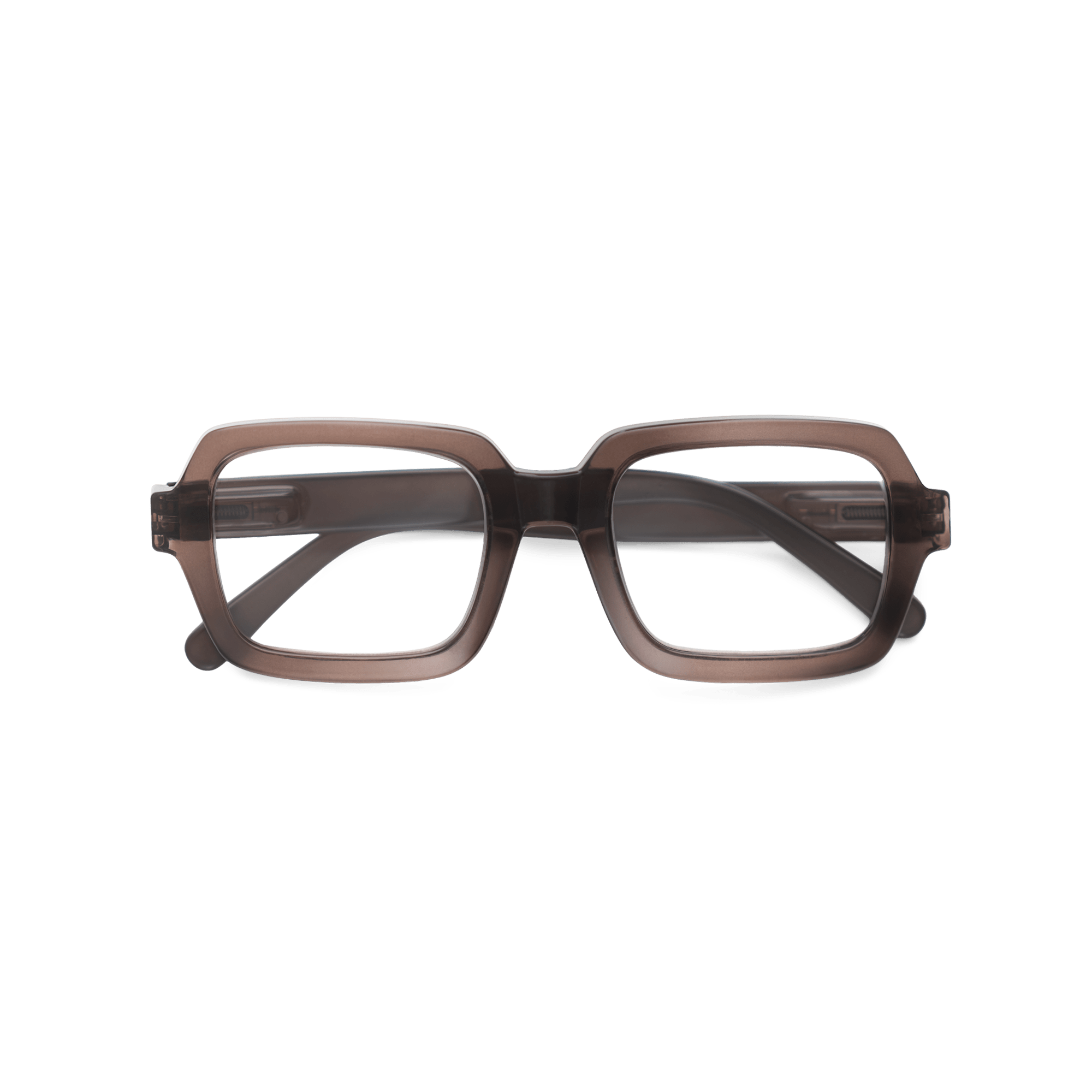 Reading glasses Square - coffee