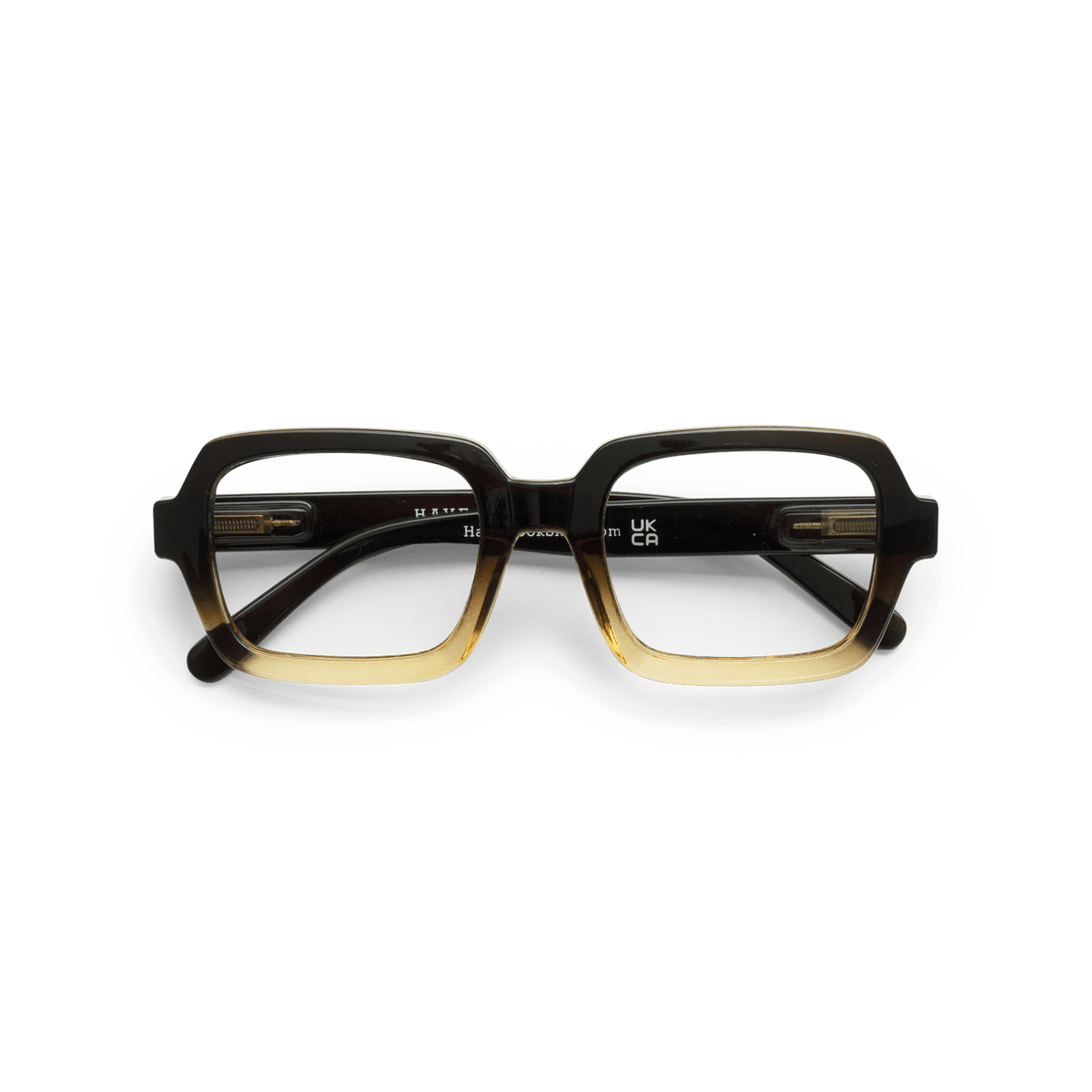 Square brown glasses clearance