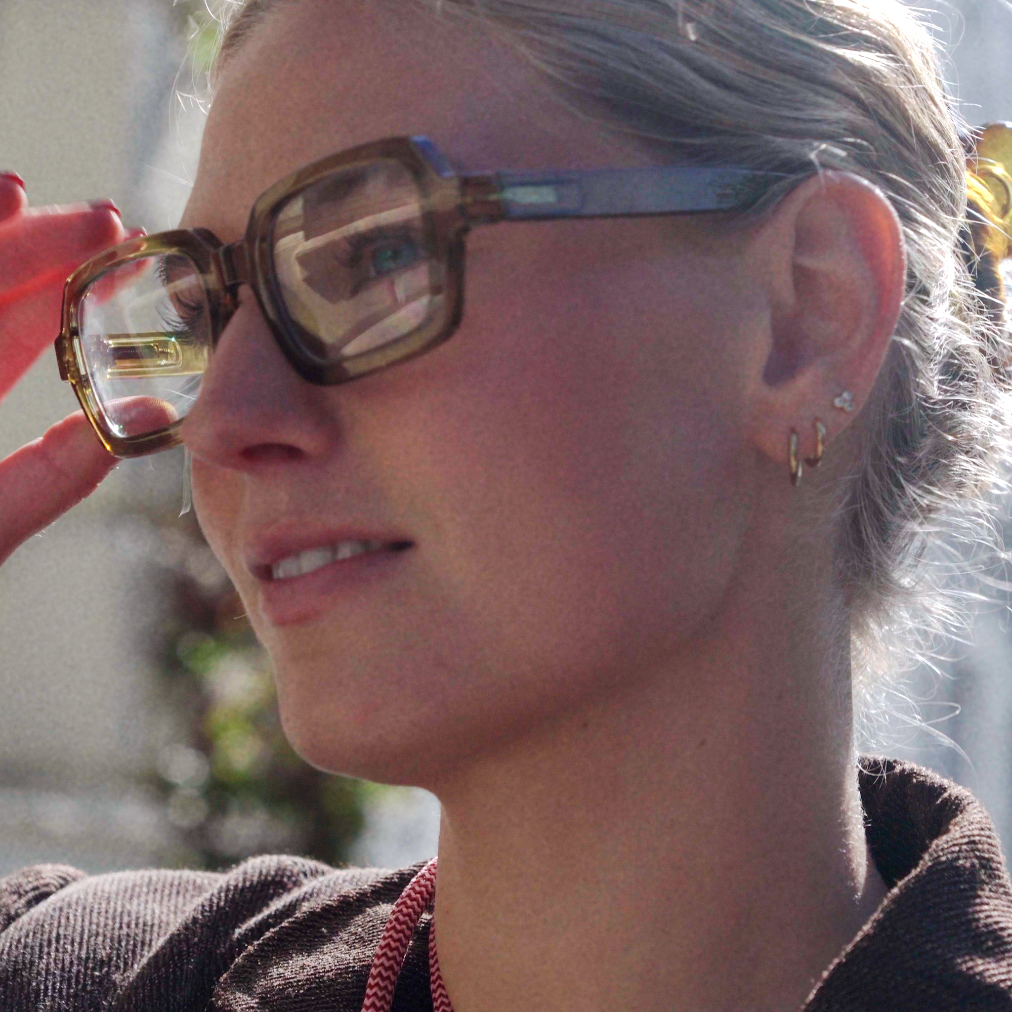 Blue light glasses Square - moss