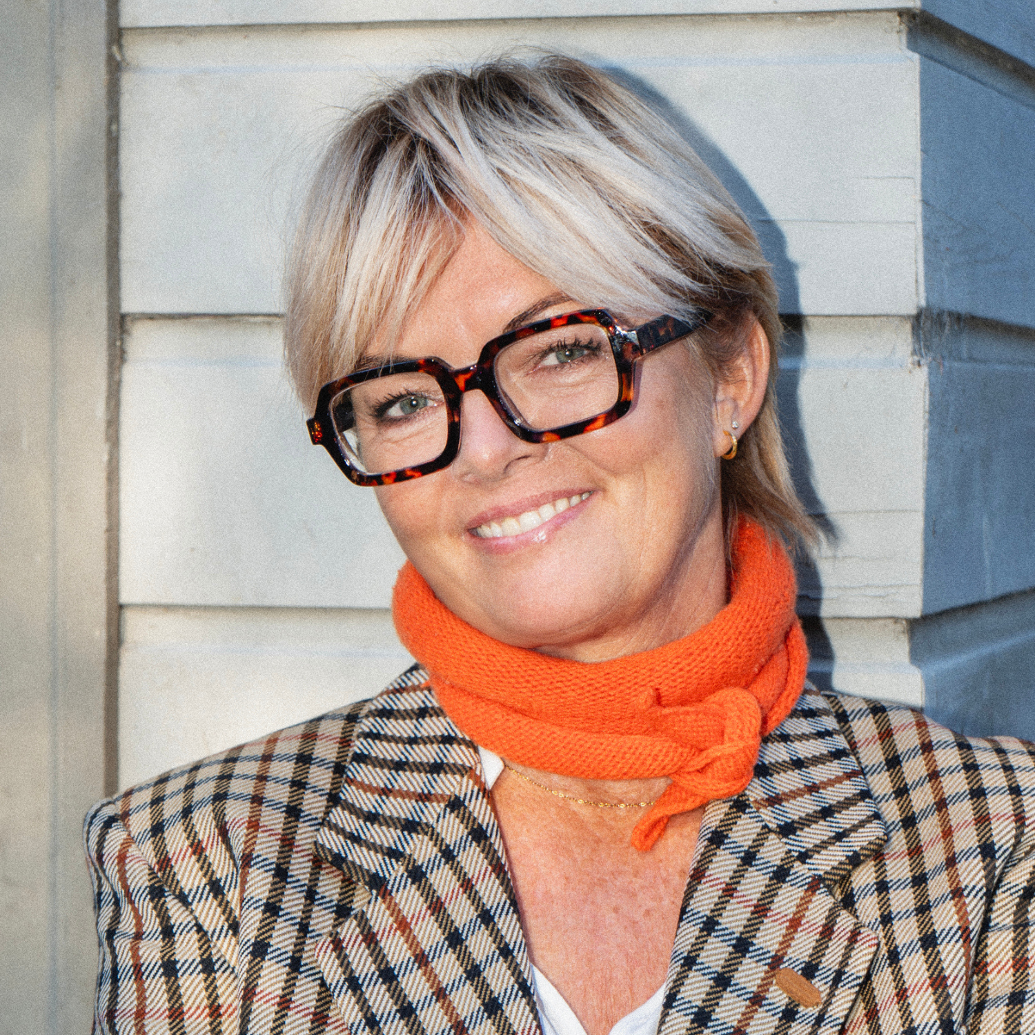 Clear lens glasses Square - tortoise