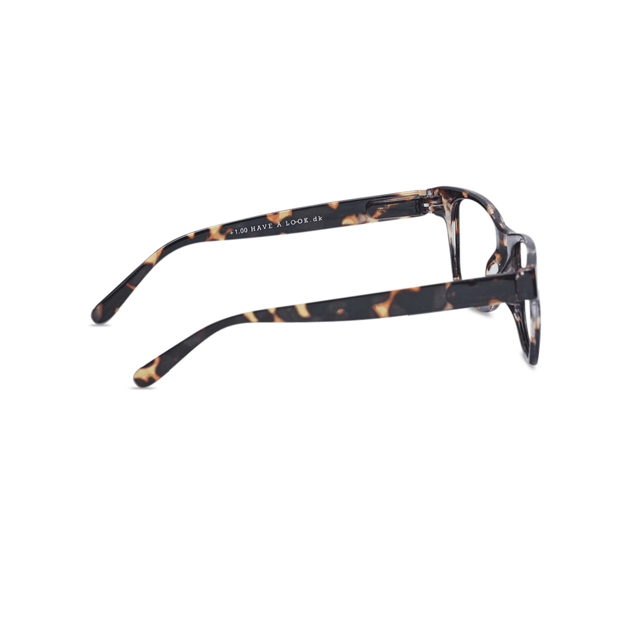 Clear lens glasses Type B - tortoise