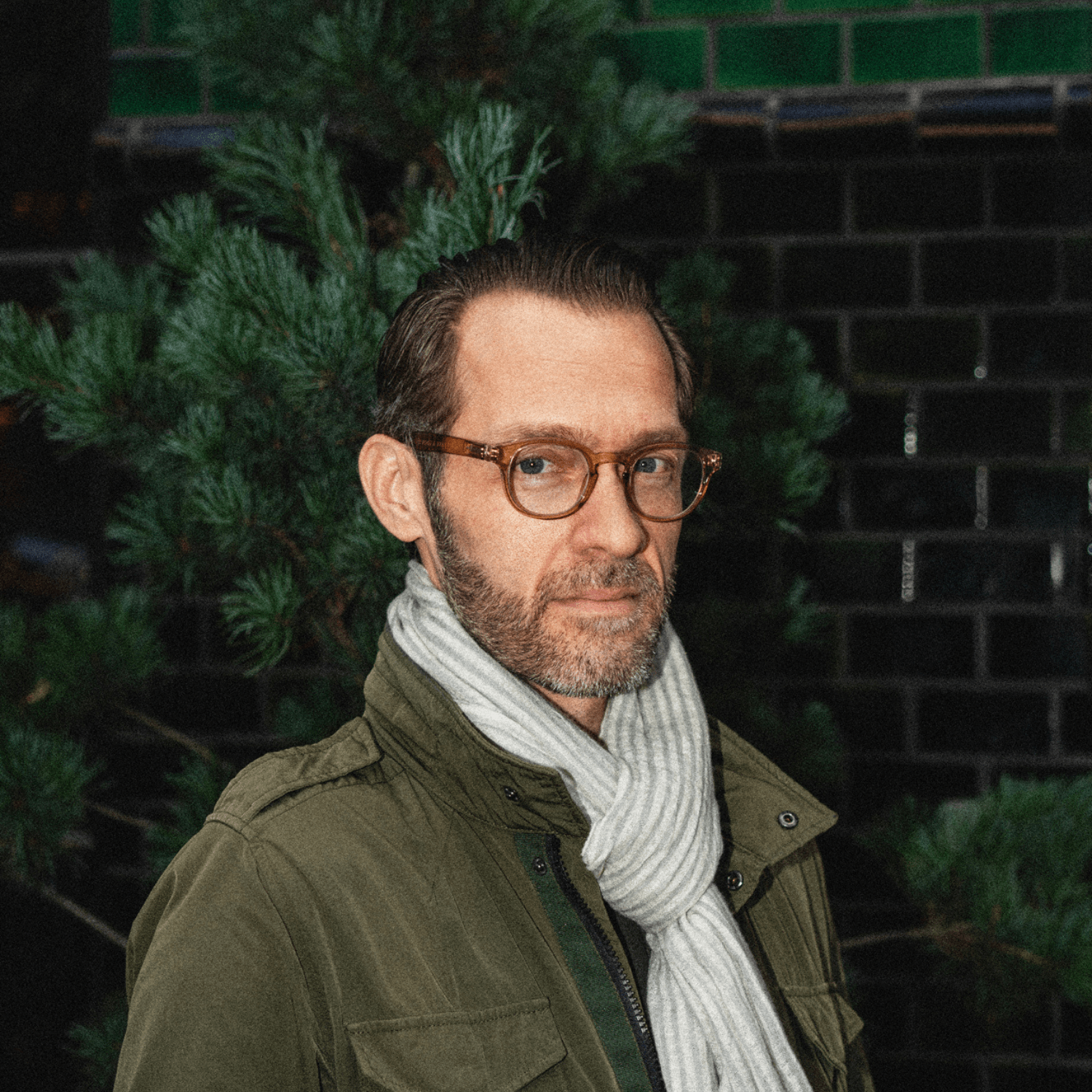 Clear lens glasses Type C - olive