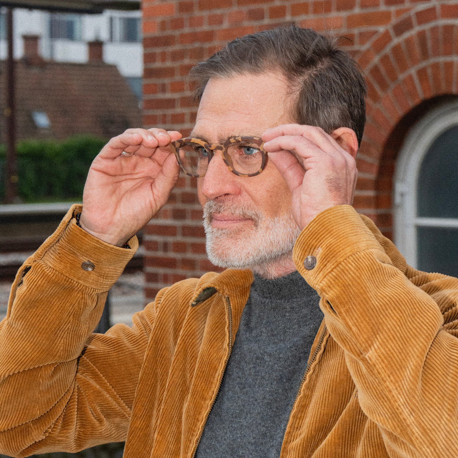 Clear lens glasses Type C - tortoise