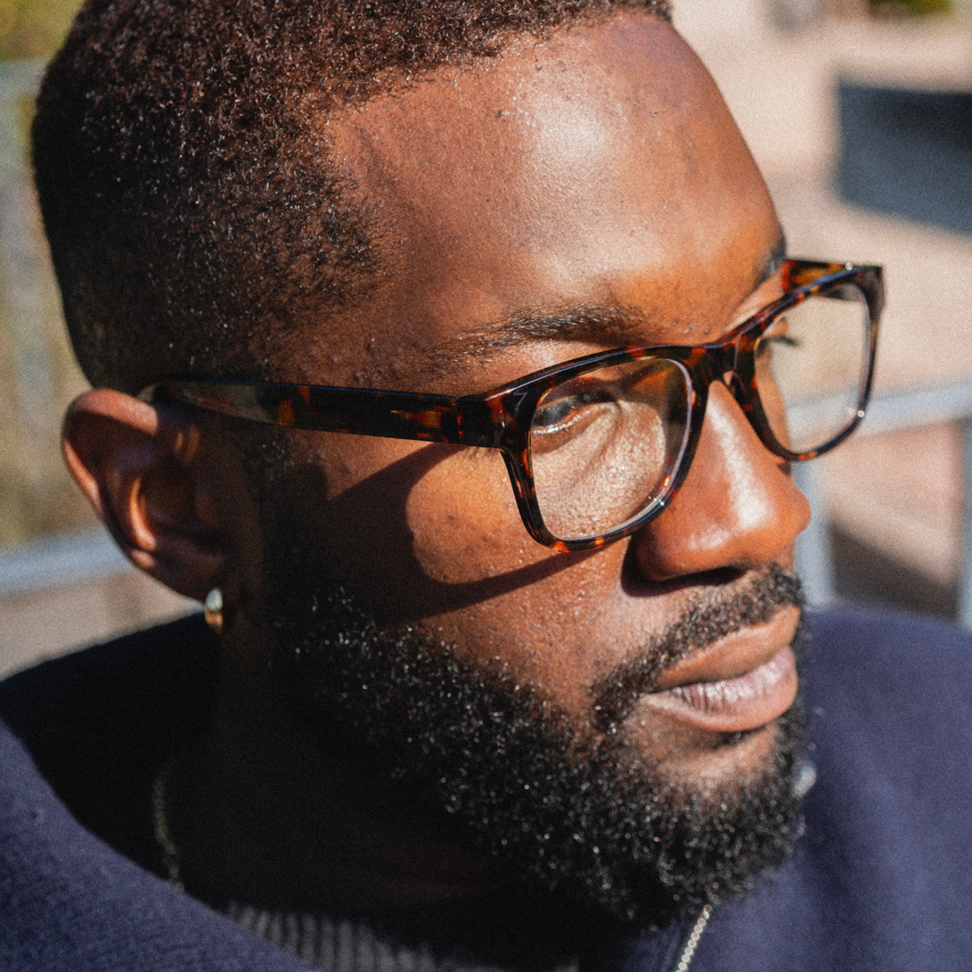 Clear lens glasses Type B - tortoise