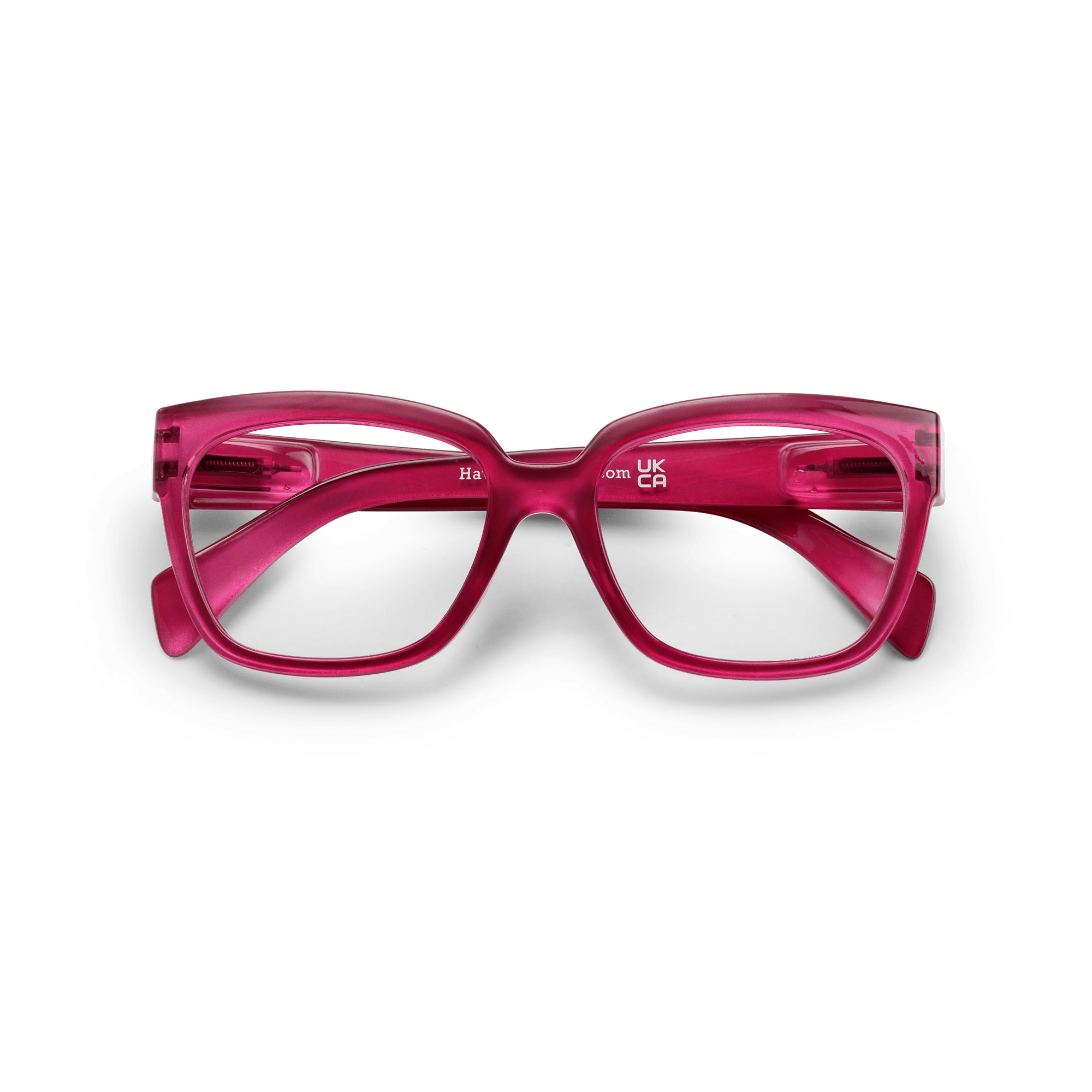 Clear lens glasses Mood - fuchsia