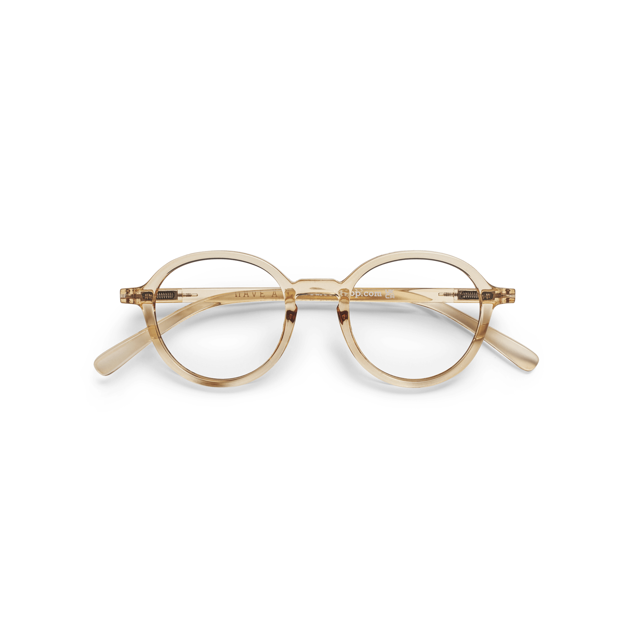 Reading glasses Circle Slim - amber