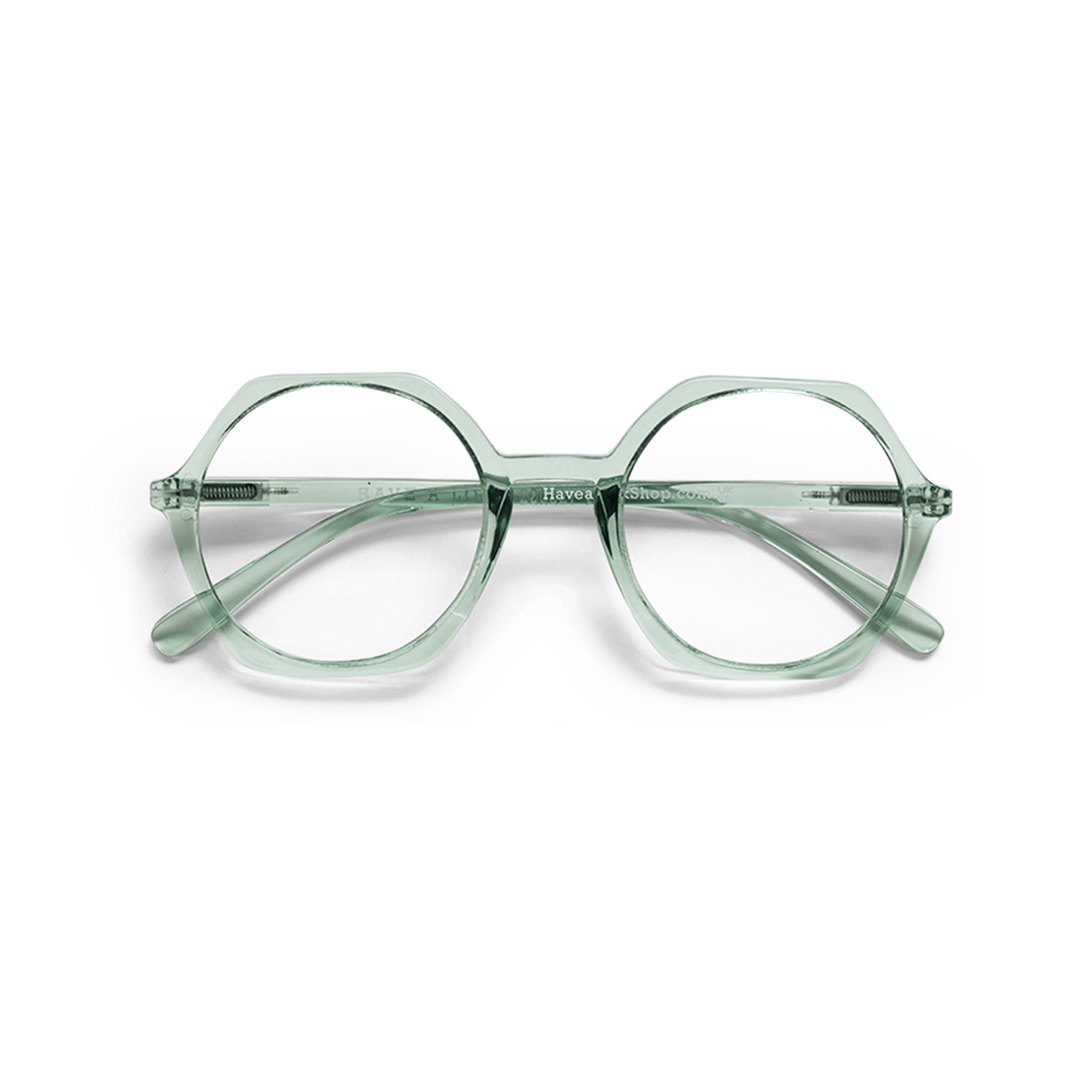 Clear lens glasses Edgy - clear green