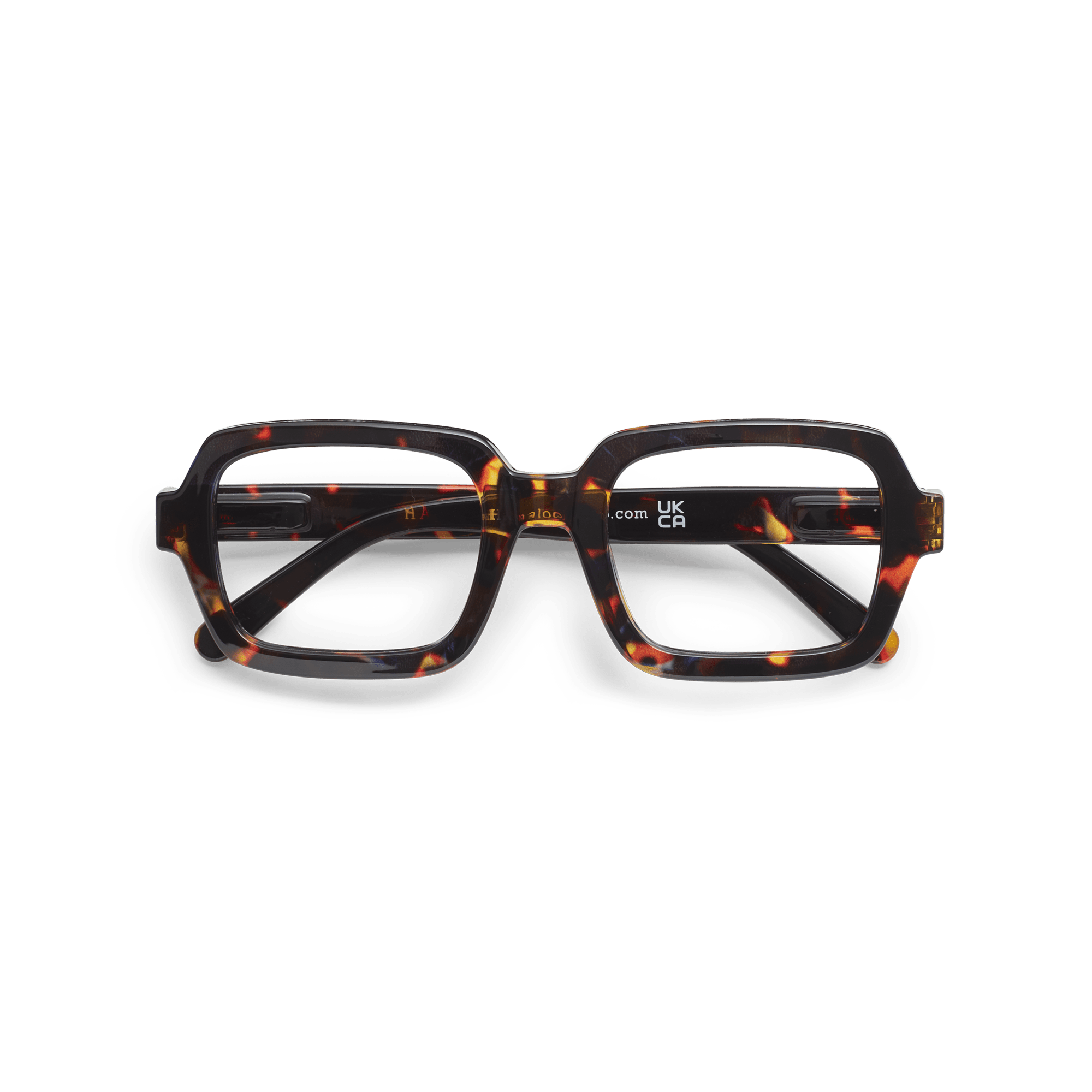 Clear lens glasses Square - tortoise