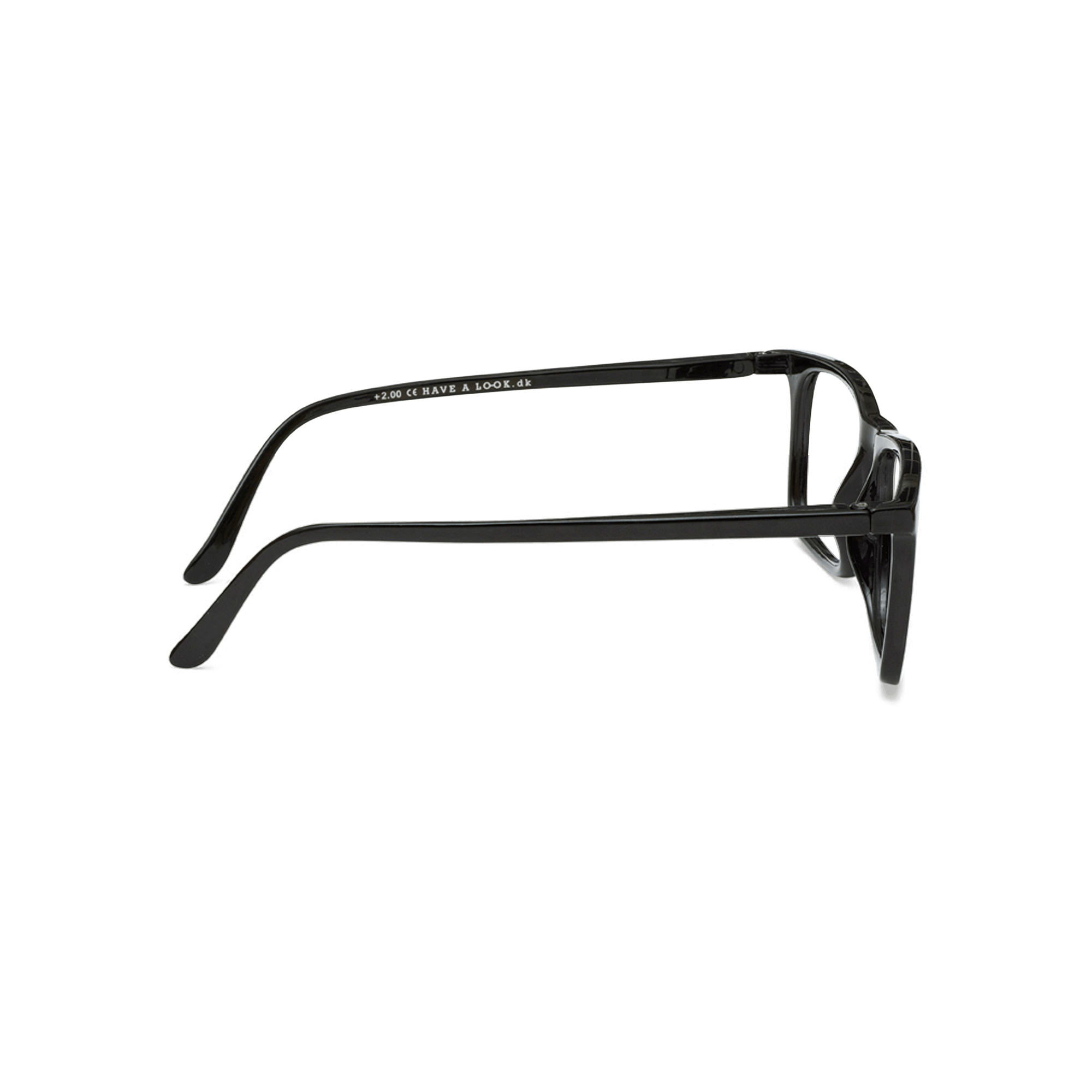 Clear lens glasses Type A - black
