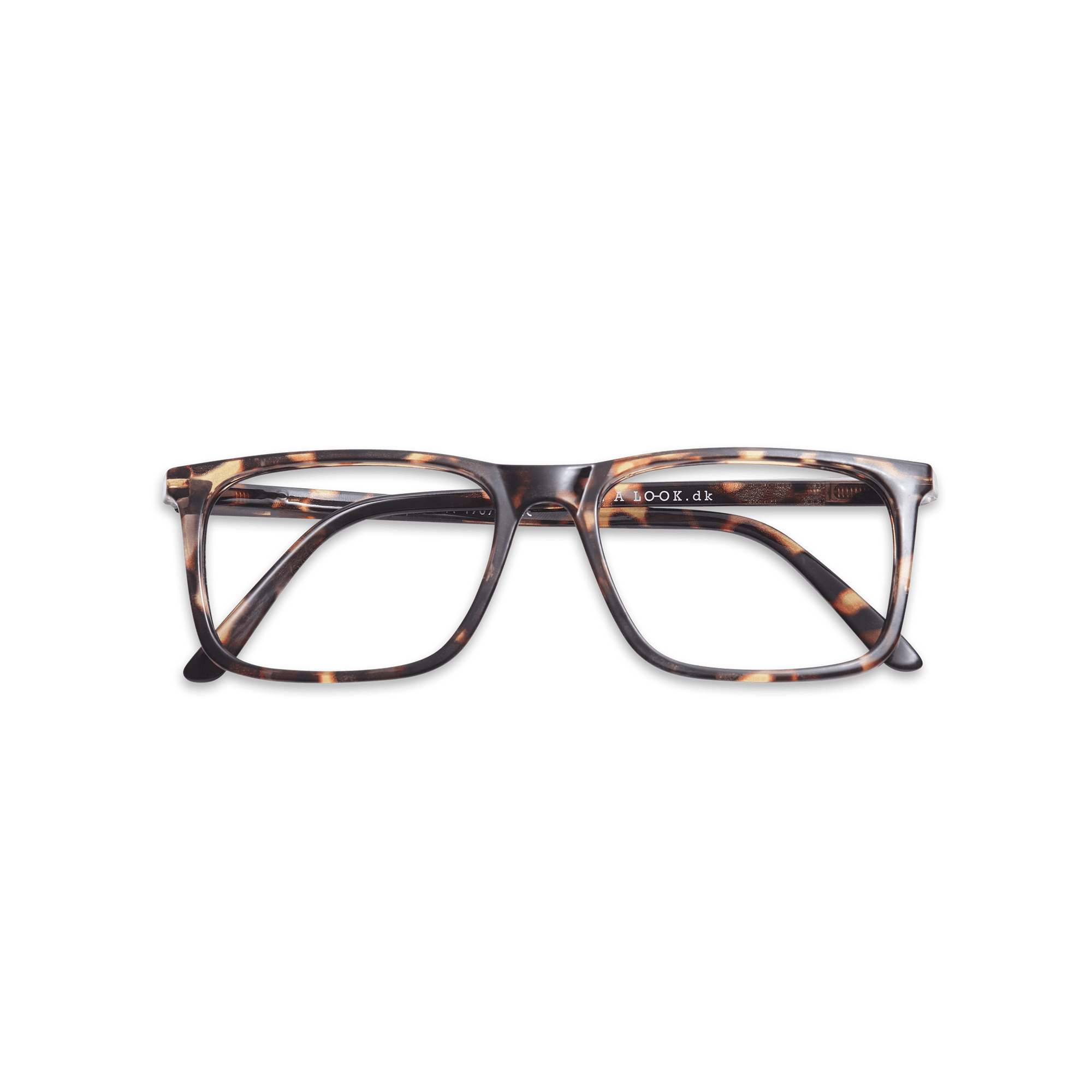 Clear lens glasses Type A - tortoise