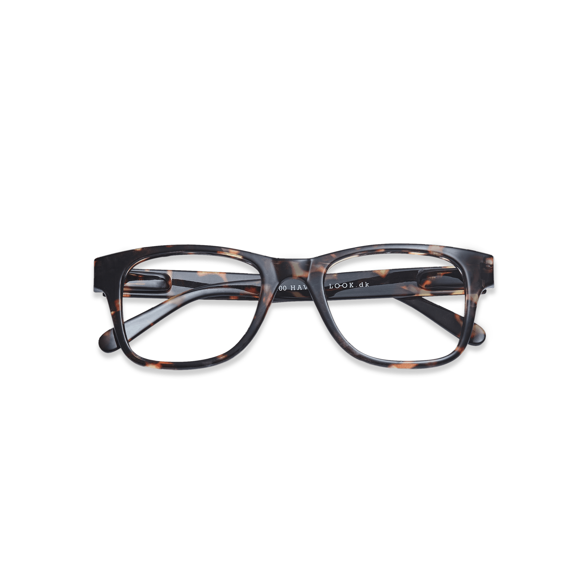 Clear lens glasses Type B - tortoise
