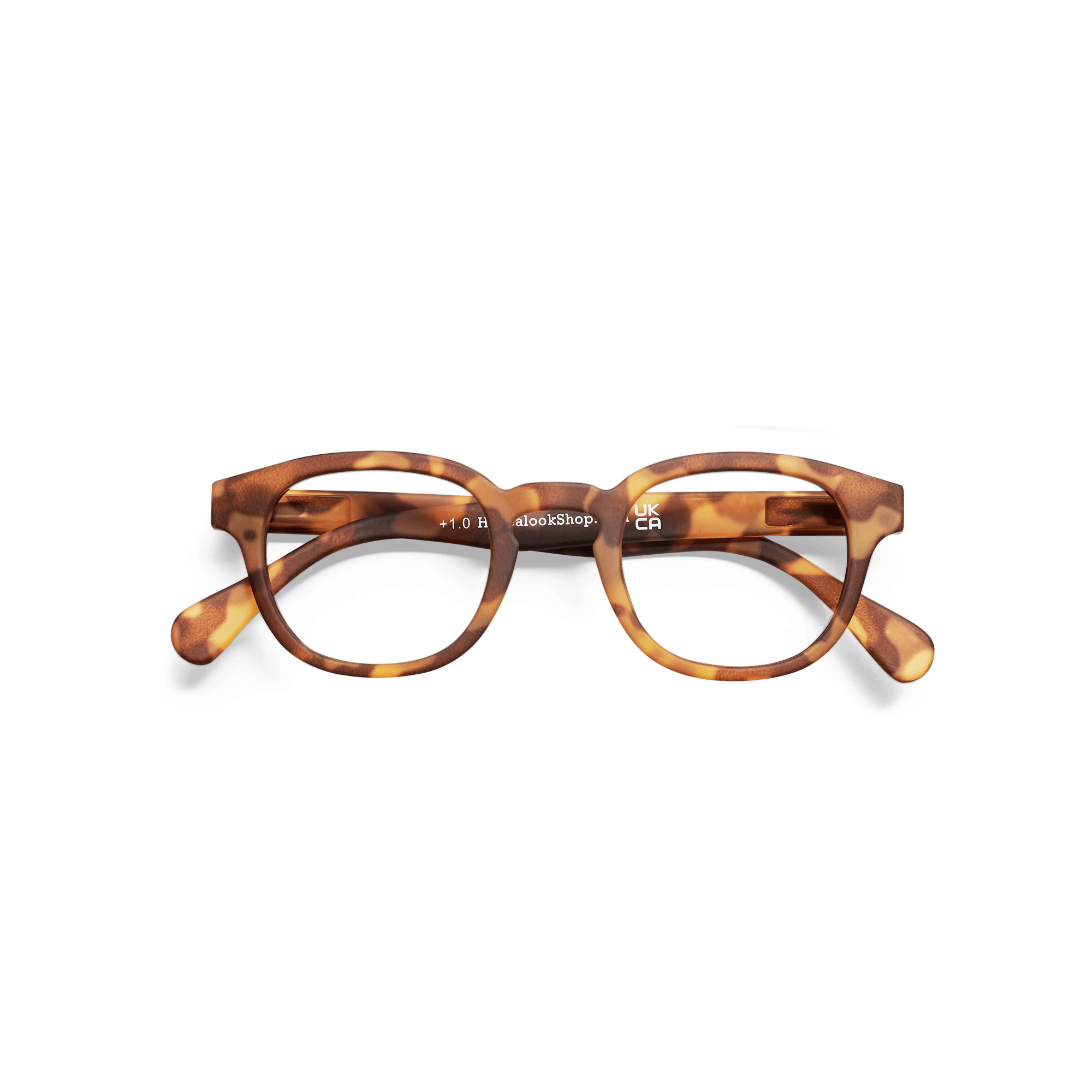 Clear lens glasses Type C - tortoise